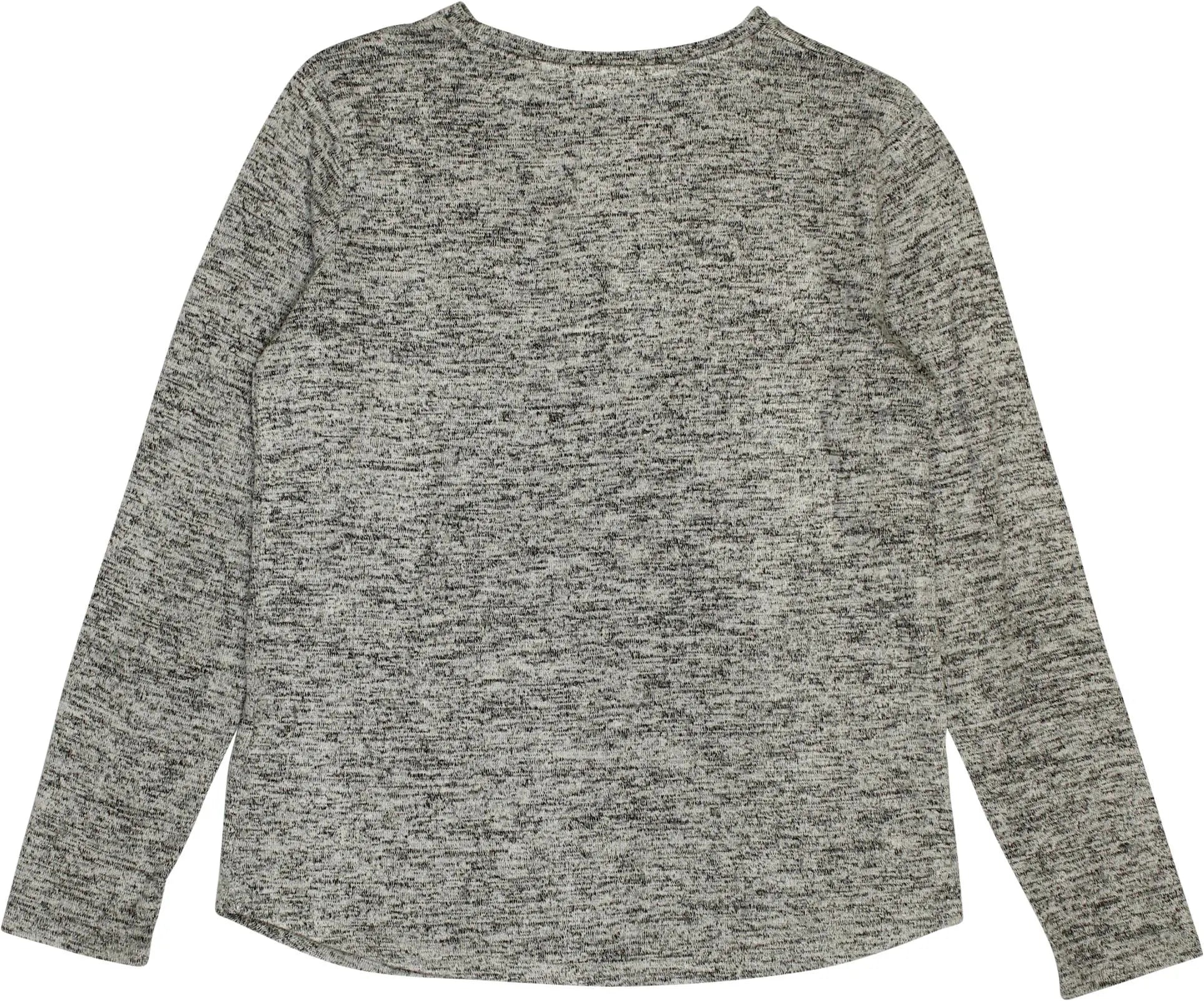 Primark - Grey Long Sleeve Top- ThriftTale.com - Vintage and second handclothing