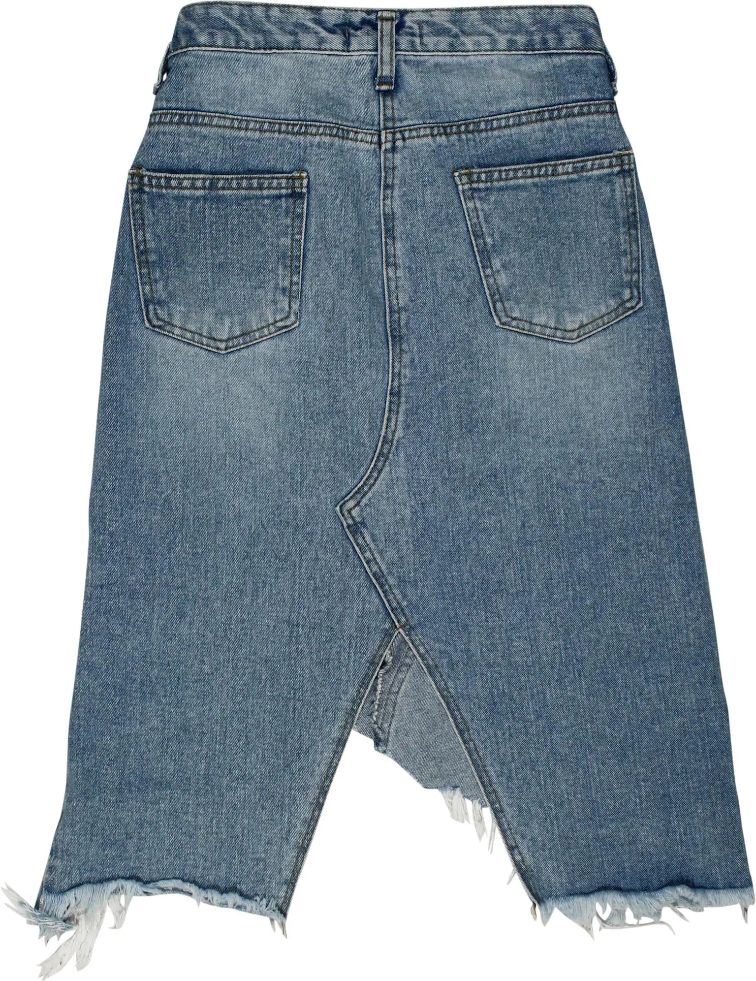 Primavera - Denim Skirt- ThriftTale.com - Vintage and second handclothing