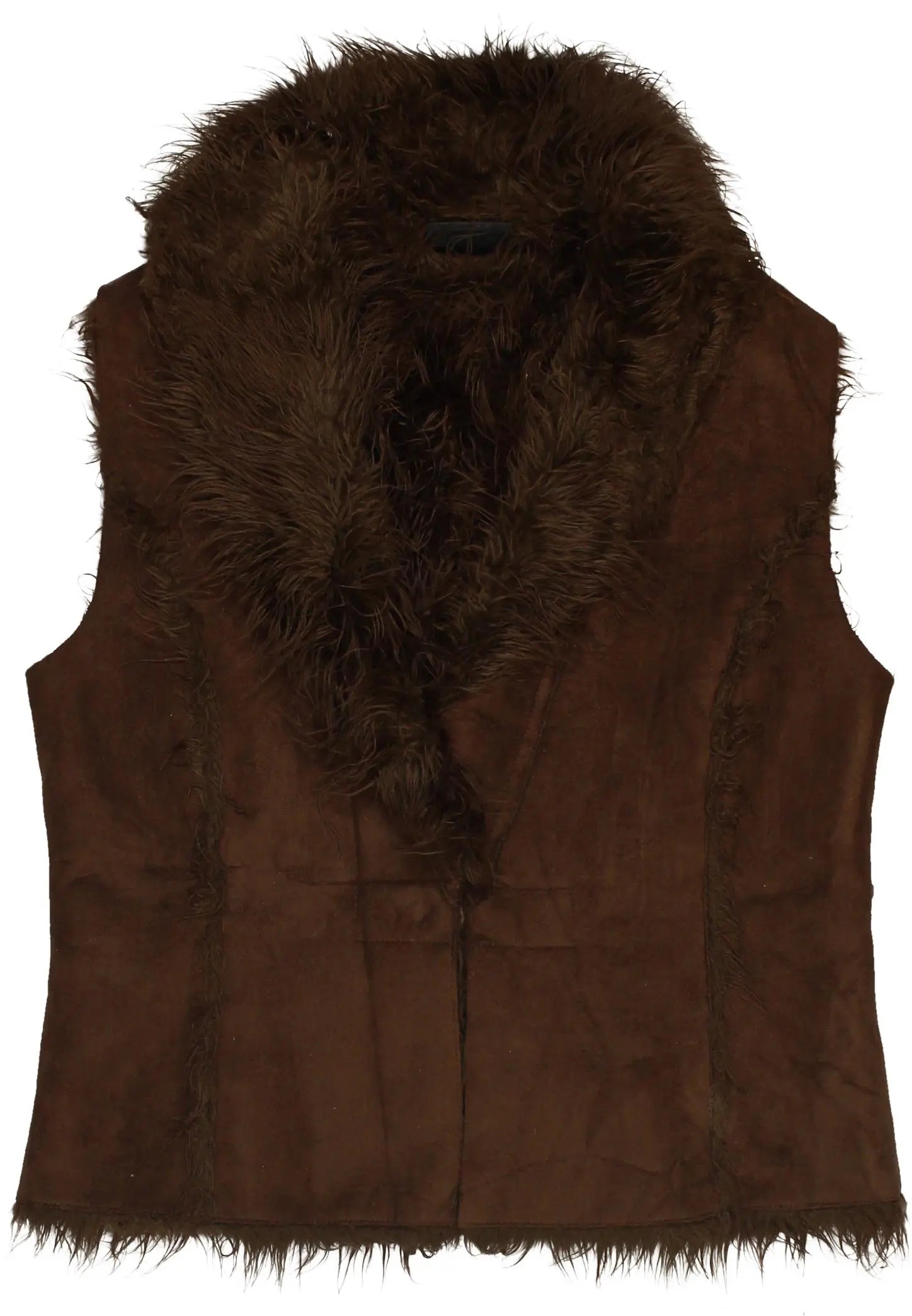 Promiss - Faux Fur vest- ThriftTale.com - Vintage and second handclothing
