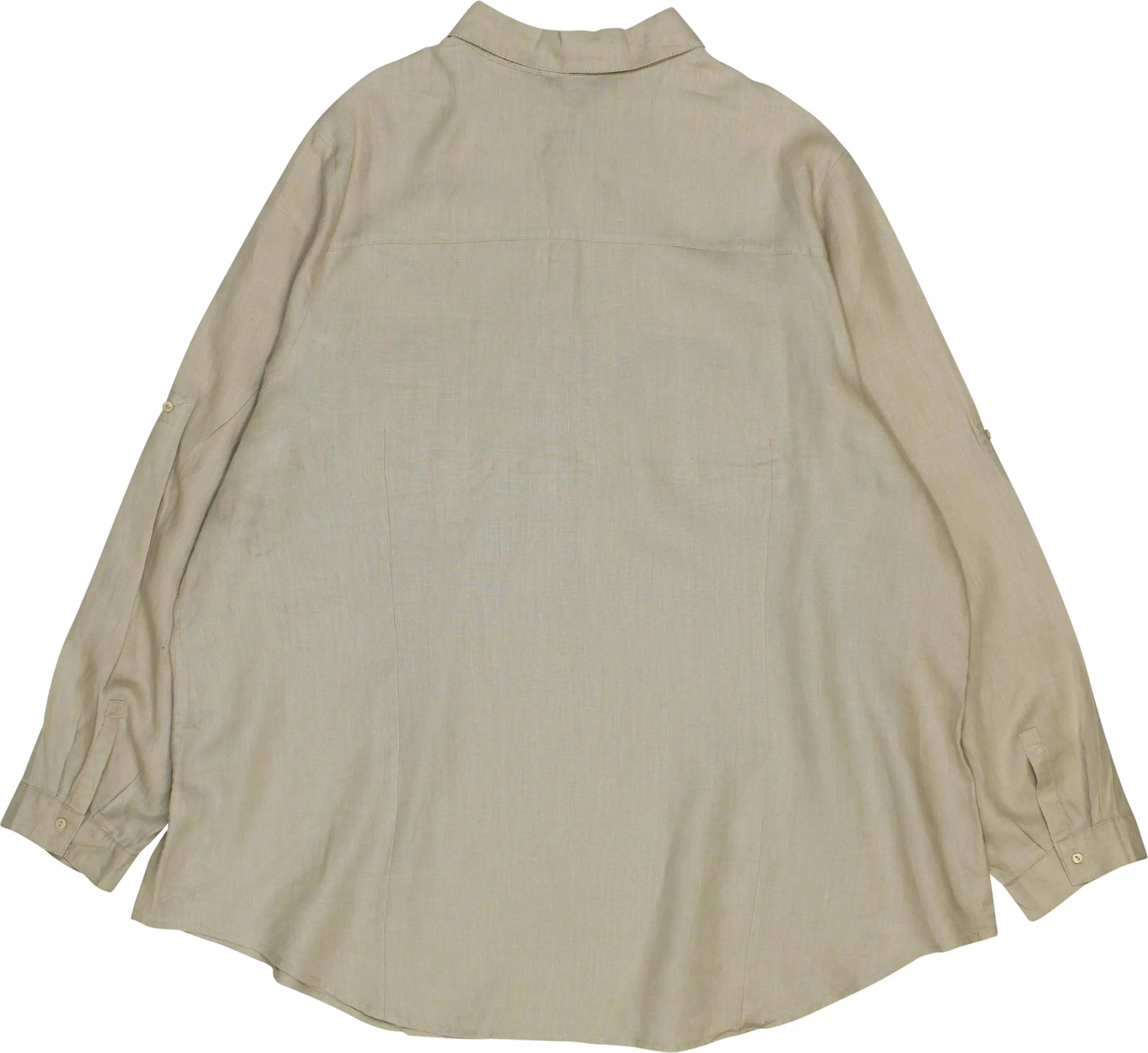 Promiss - Linen Blouse- ThriftTale.com - Vintage and second handclothing