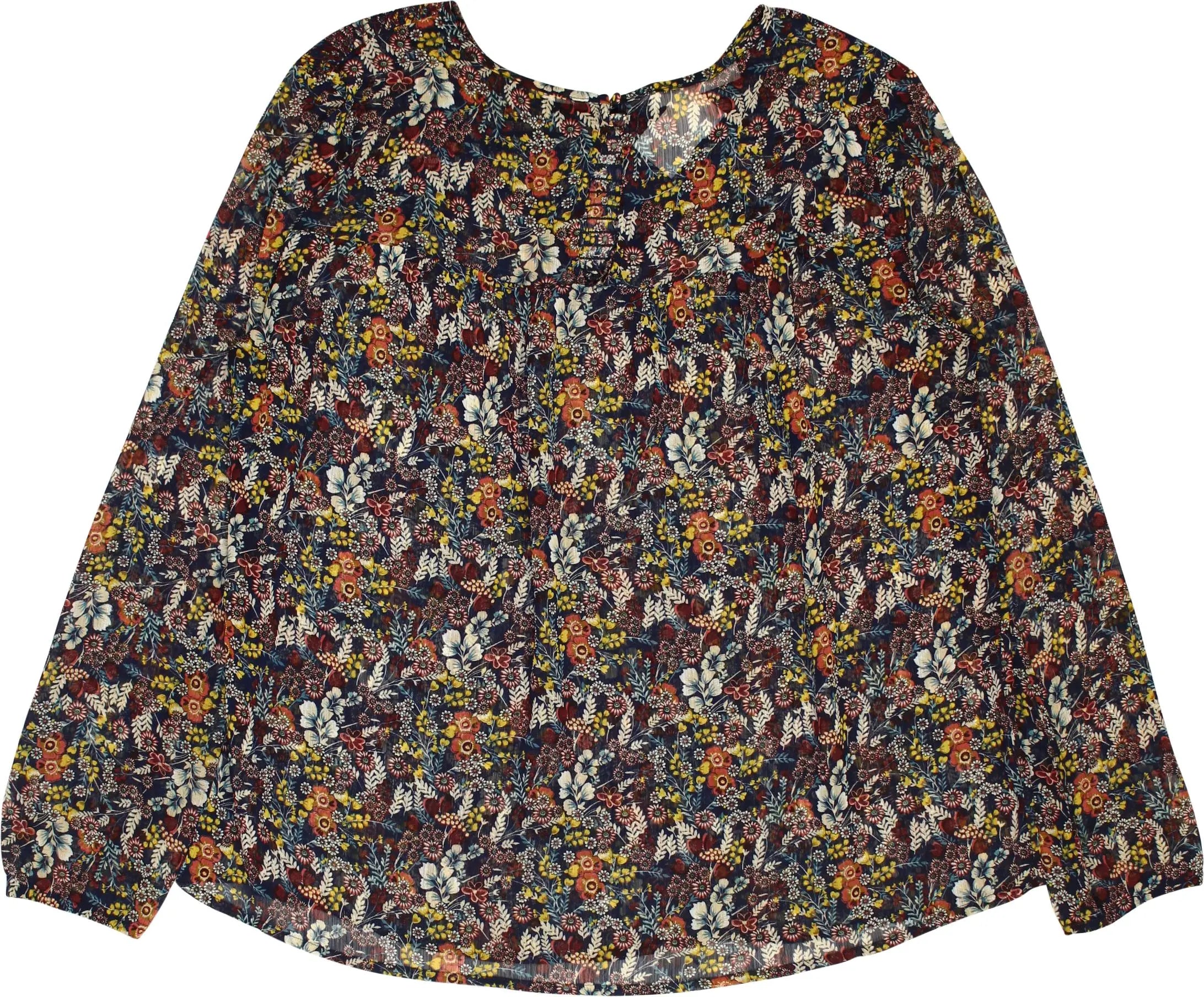 Promod - Floral Shirt- ThriftTale.com - Vintage and second handclothing