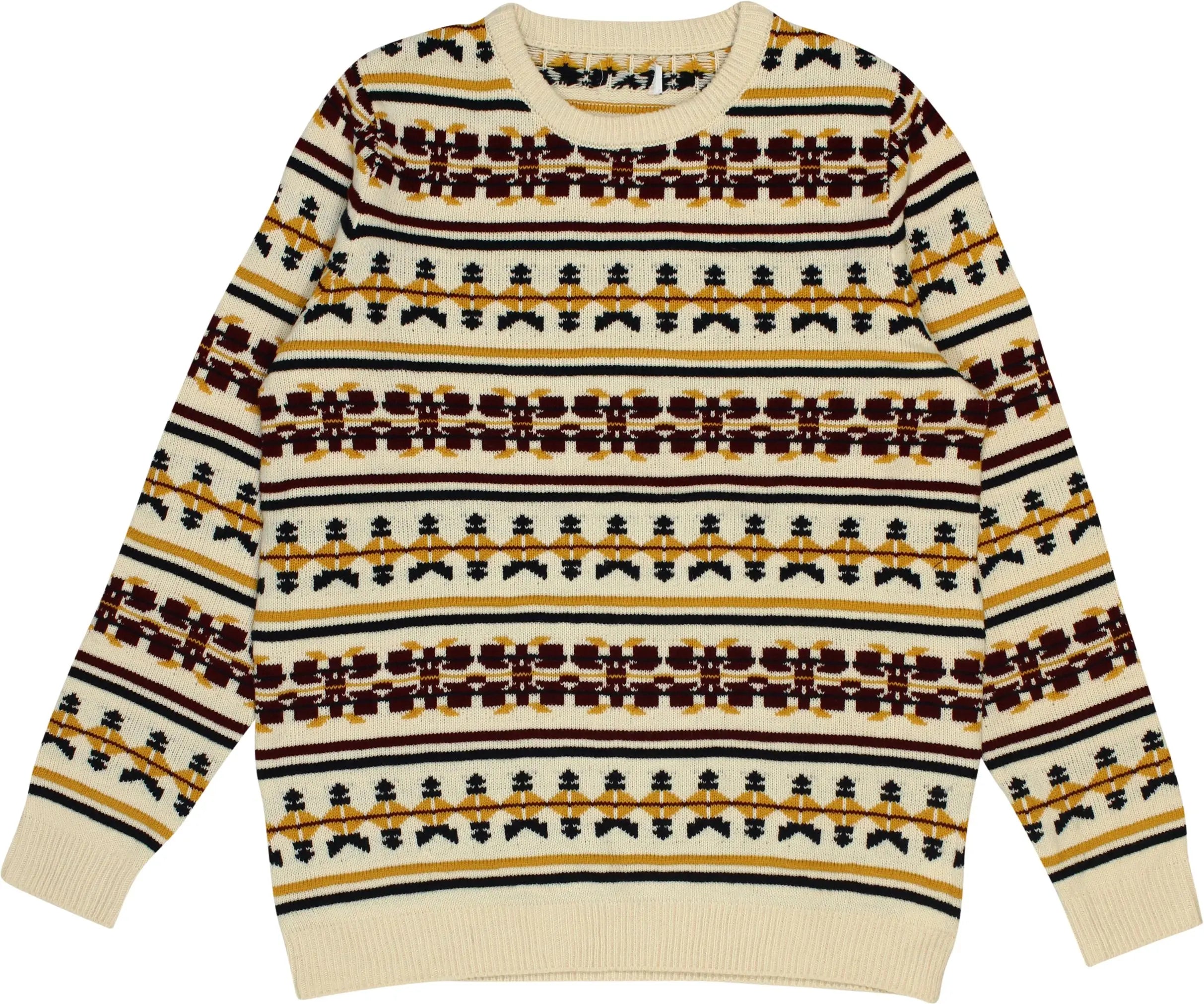 Pull & Bear - Patterned Jumper- ThriftTale.com - Vintage and second handclothing