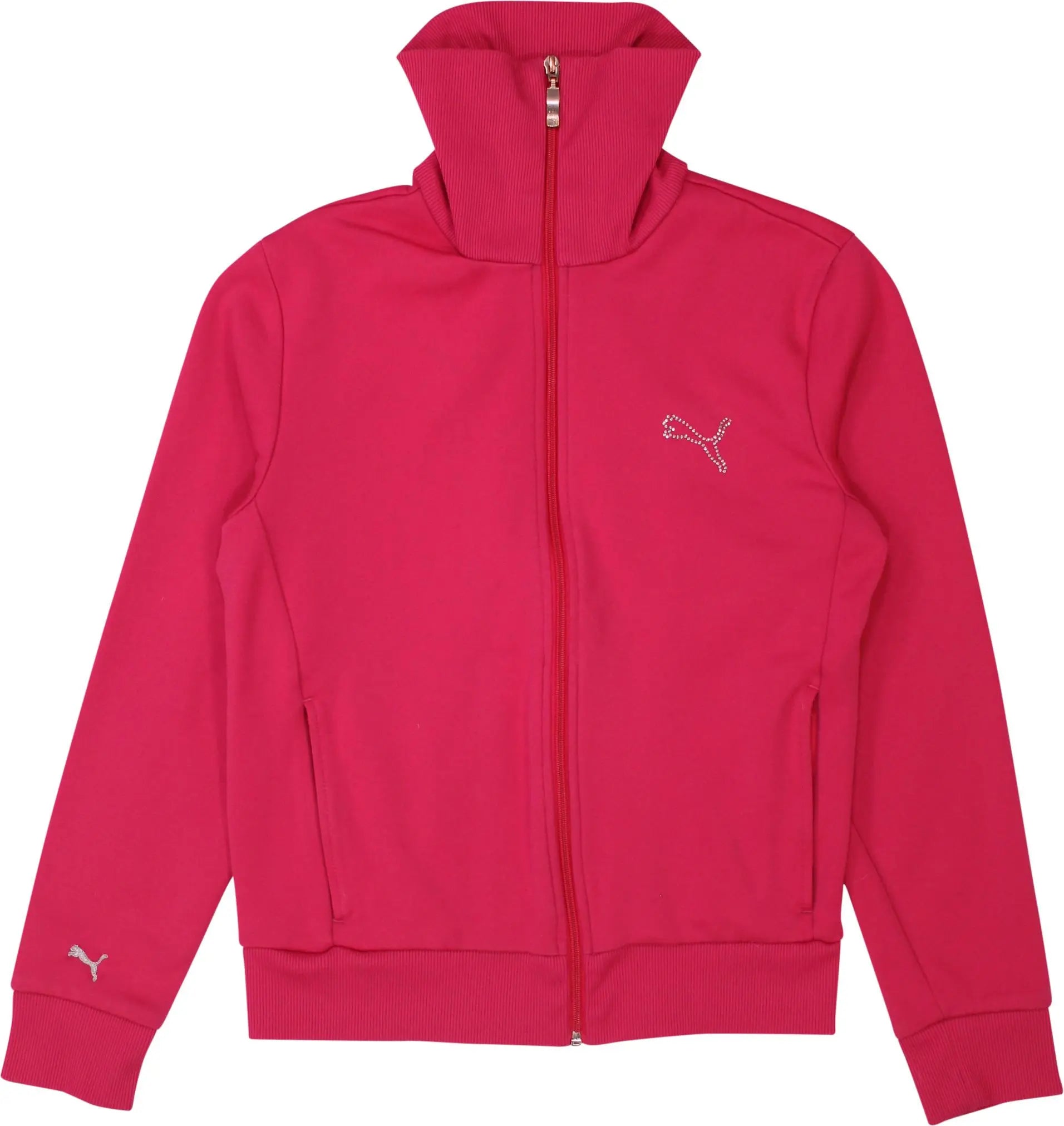 Puma - 00s Pink Puma Track Jacket- ThriftTale.com - Vintage and second handclothing