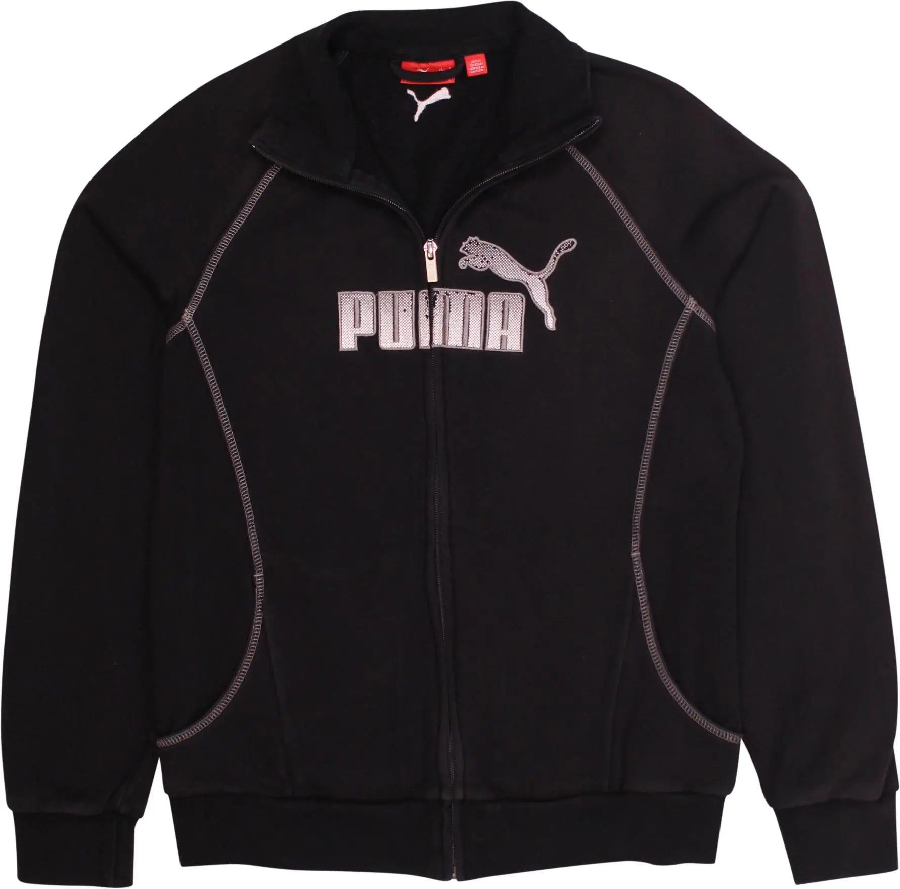 Puma - 00s Puma Zip-up Sweater- ThriftTale.com - Vintage and second handclothing
