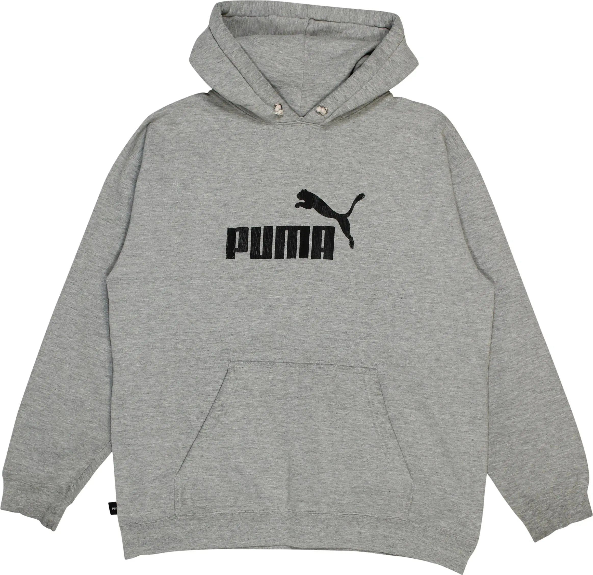 Puma - 90s Grey Hoodie by Puma- ThriftTale.com - Vintage and second handclothing