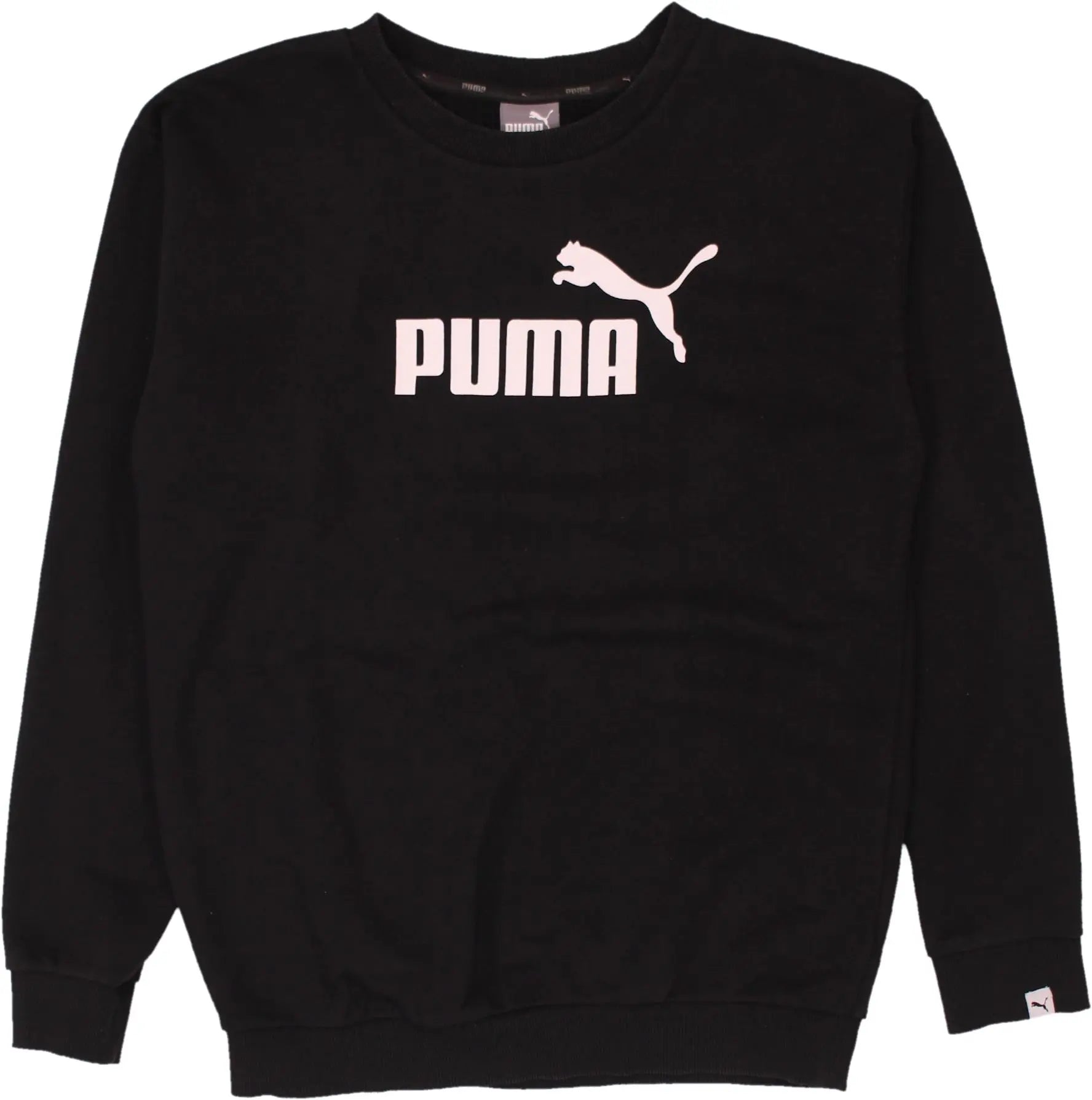 Puma - Black Sweater by Puma- ThriftTale.com - Vintage and second handclothing