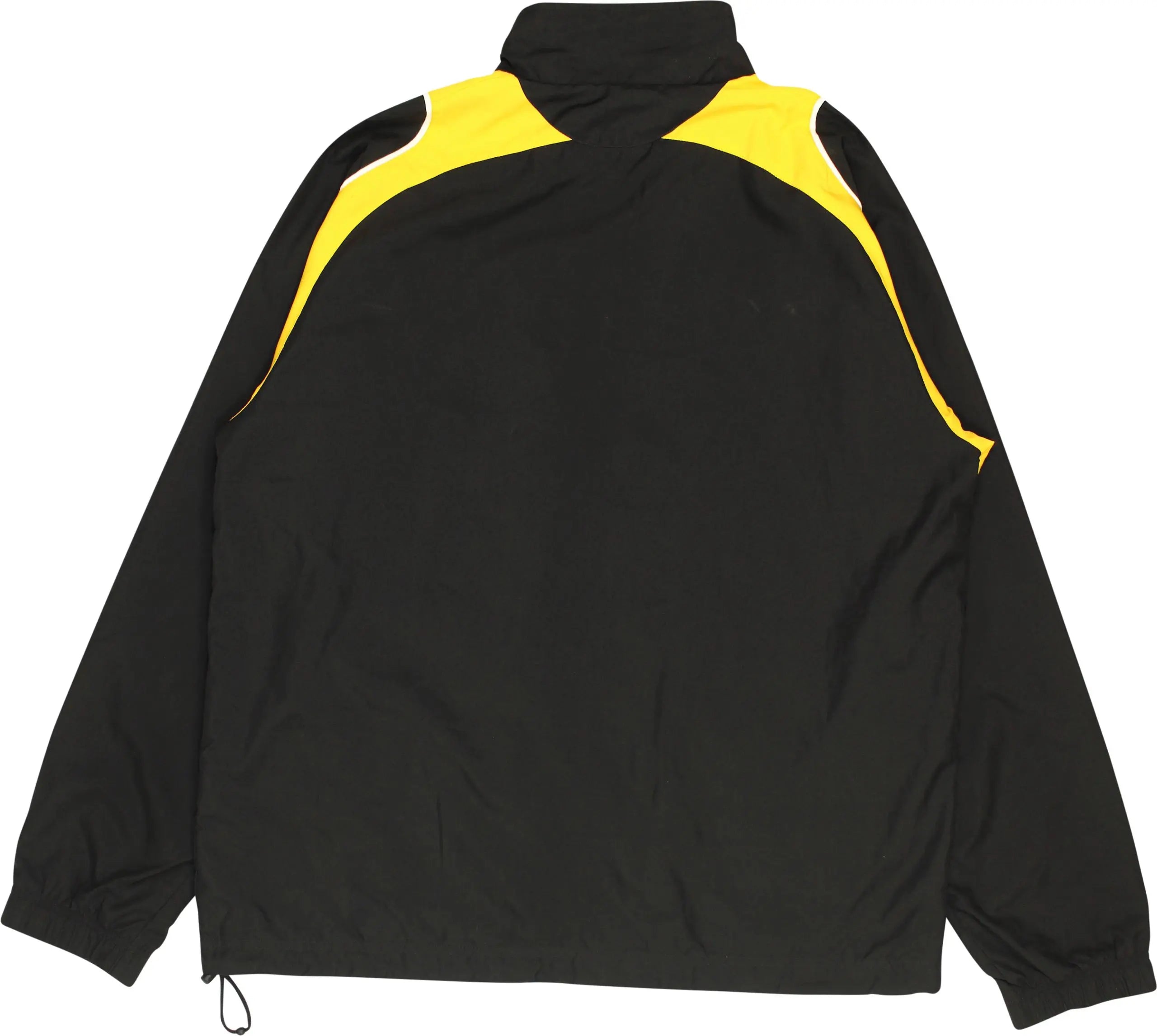 Puma - Black Track Jacket by Puma- ThriftTale.com - Vintage and second handclothing
