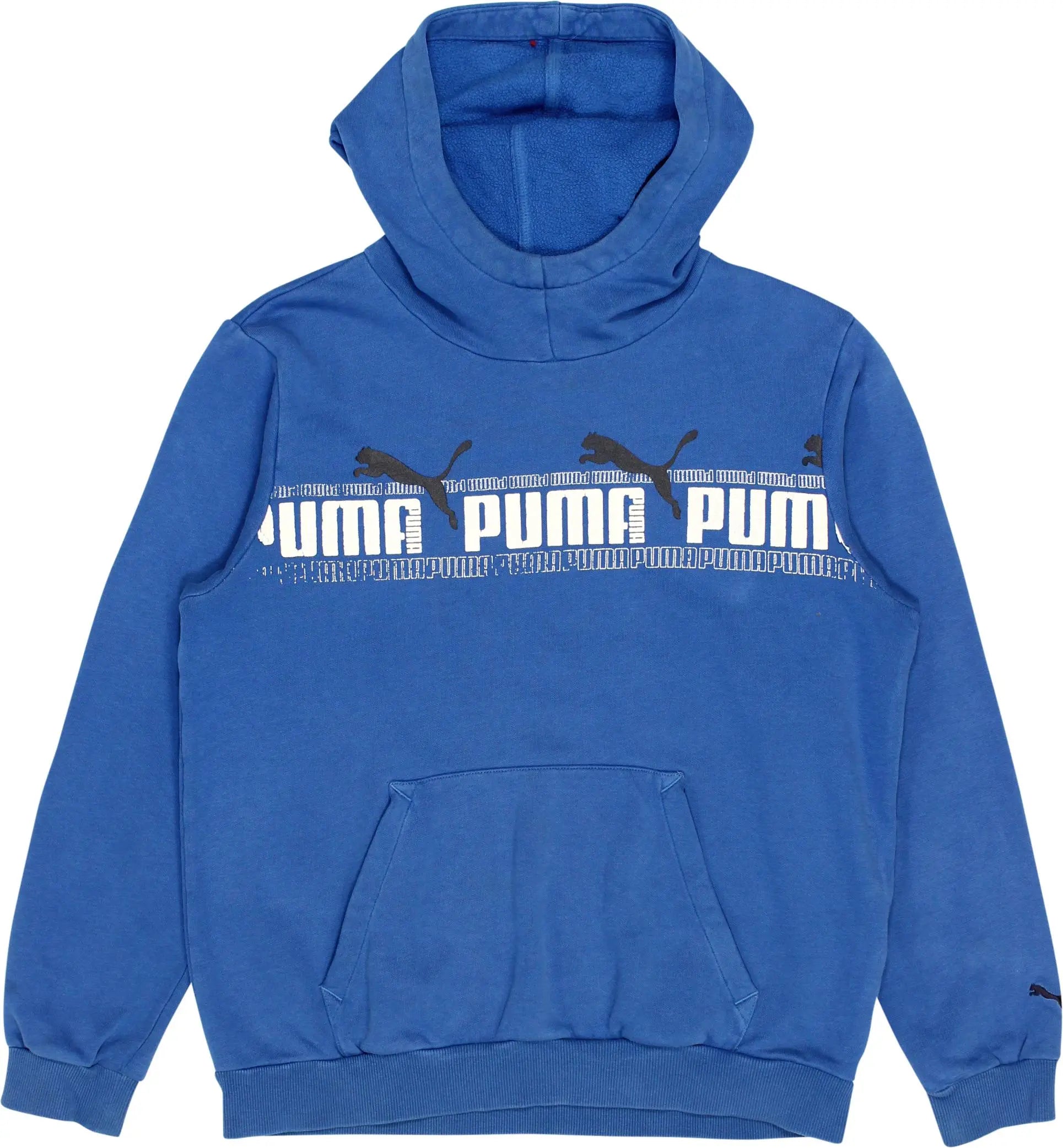 Puma - Blue Hoodie by Puma- ThriftTale.com - Vintage and second handclothing