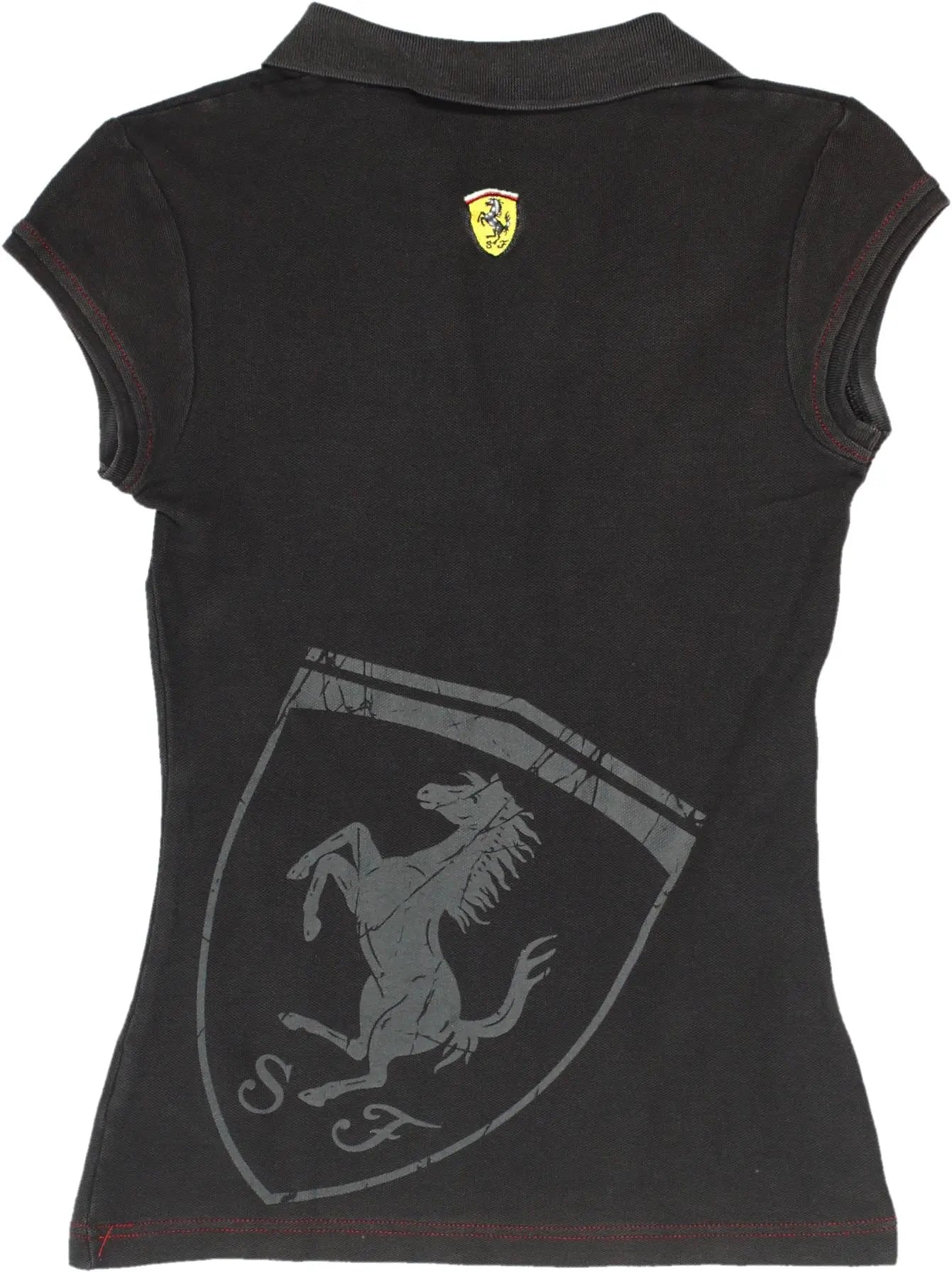 Puma - Ferrari Polo Shirt by Puma- ThriftTale.com - Vintage and second handclothing