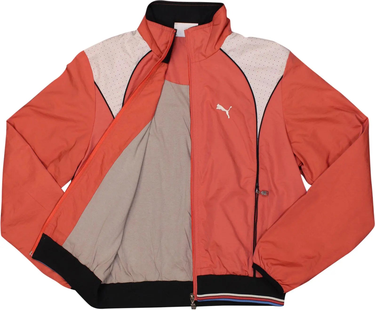 Puma - Pink Windbreaker by Puma- ThriftTale.com - Vintage and second handclothing