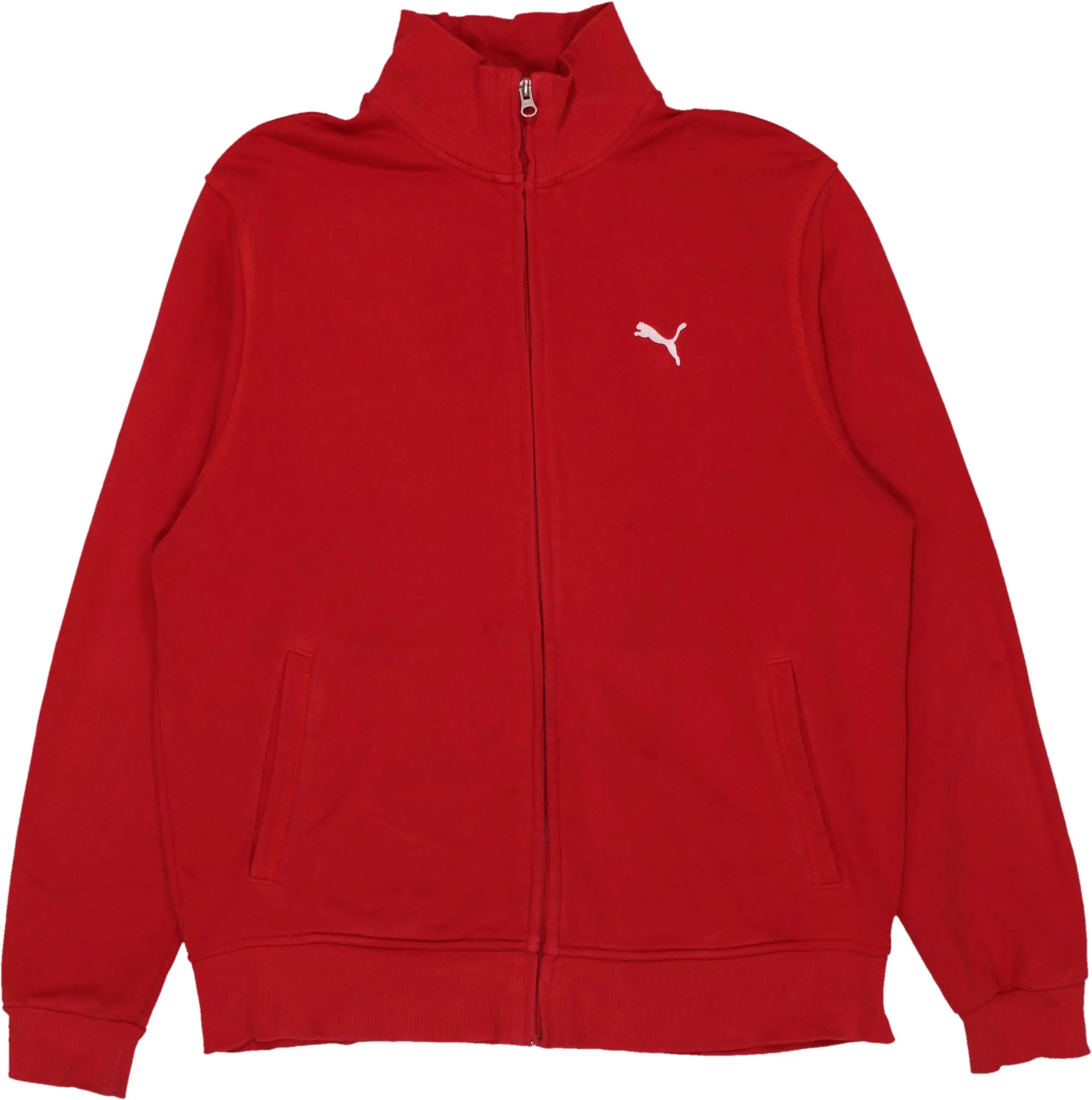 Puma - Puma Full Zip Sweater- ThriftTale.com - Vintage and second handclothing