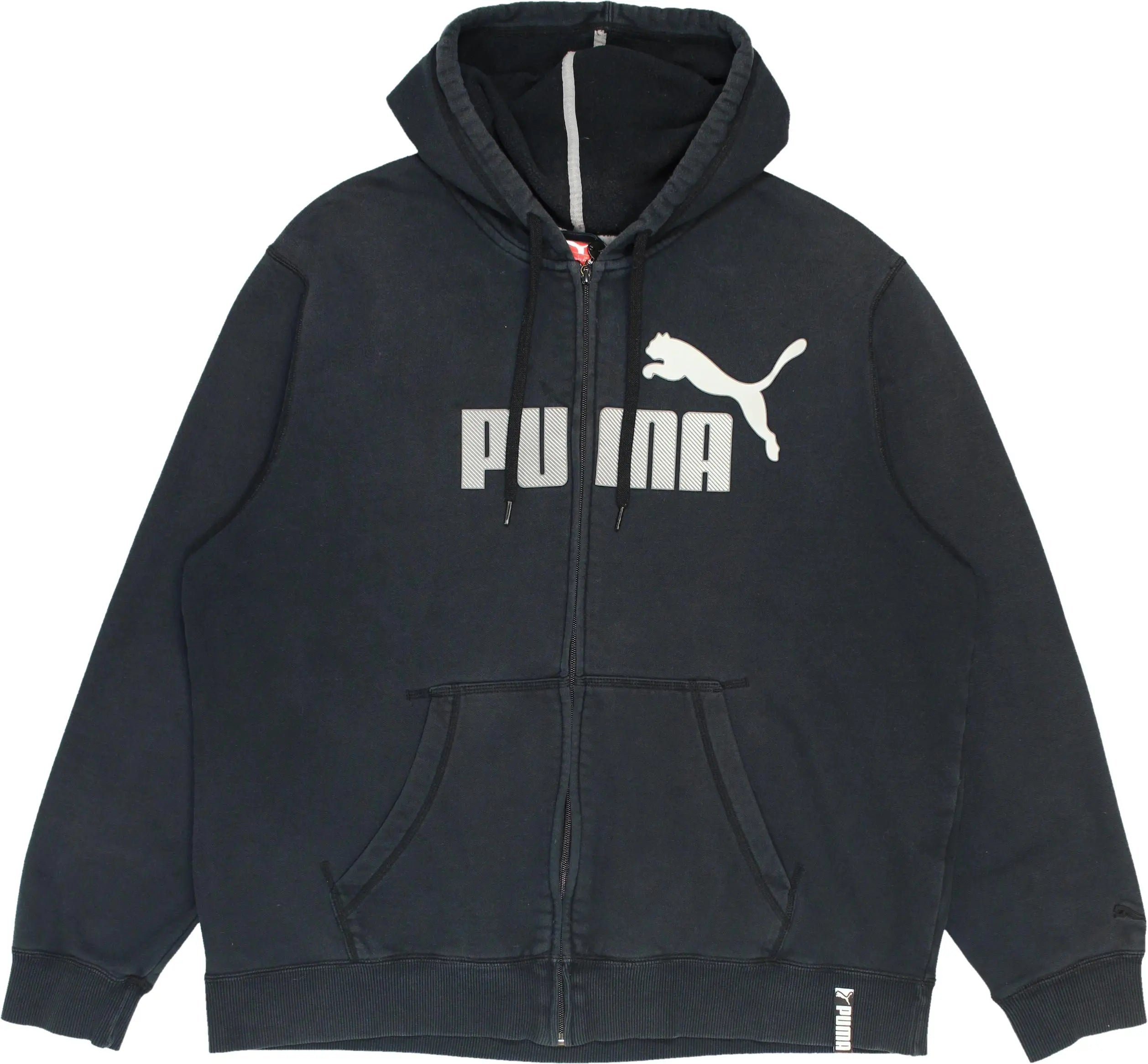 Puma - Puma Zip Up Hoodie- ThriftTale.com - Vintage and second handclothing