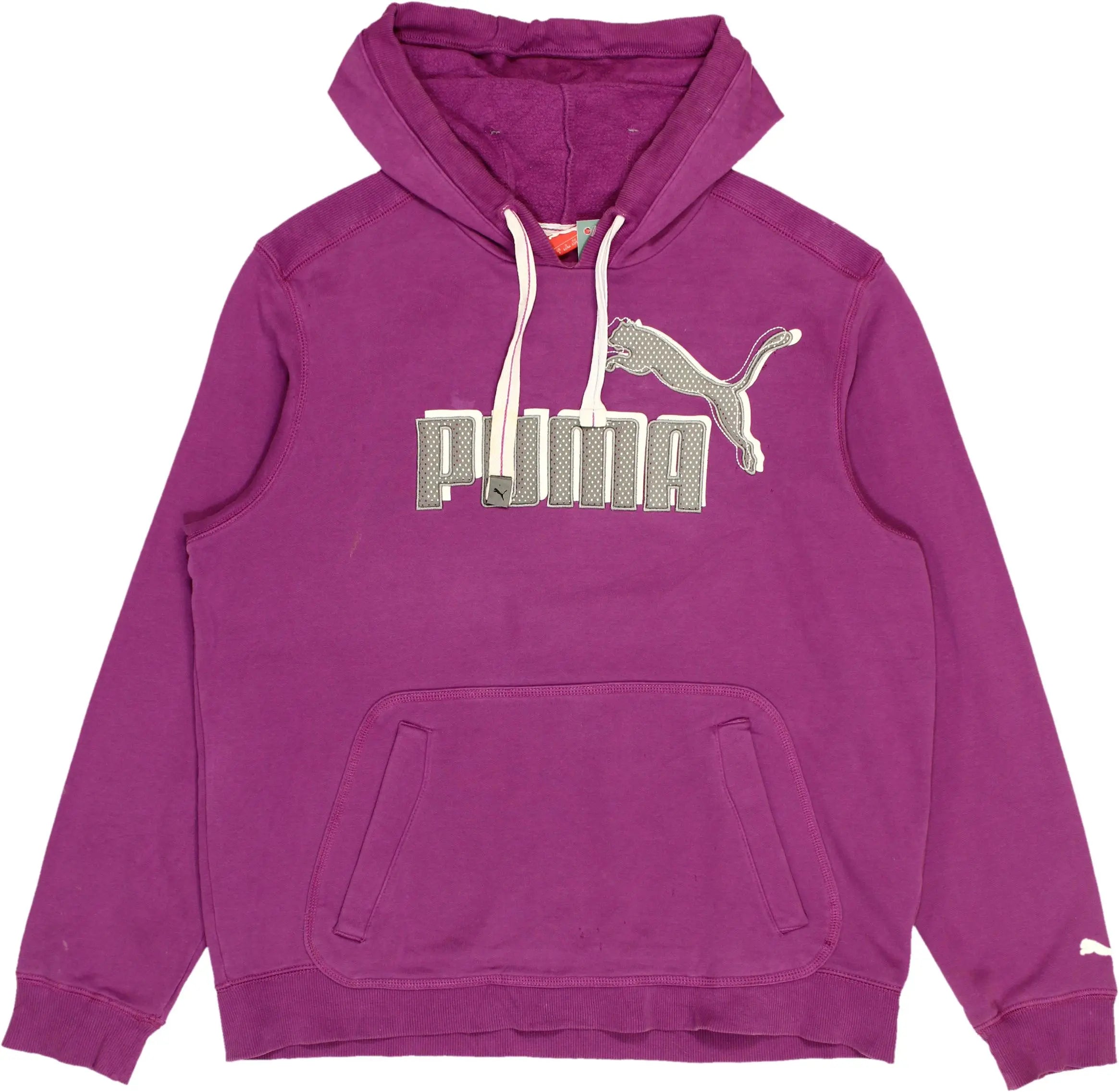 Puma - Purple Hoodie by Puma- ThriftTale.com - Vintage and second handclothing