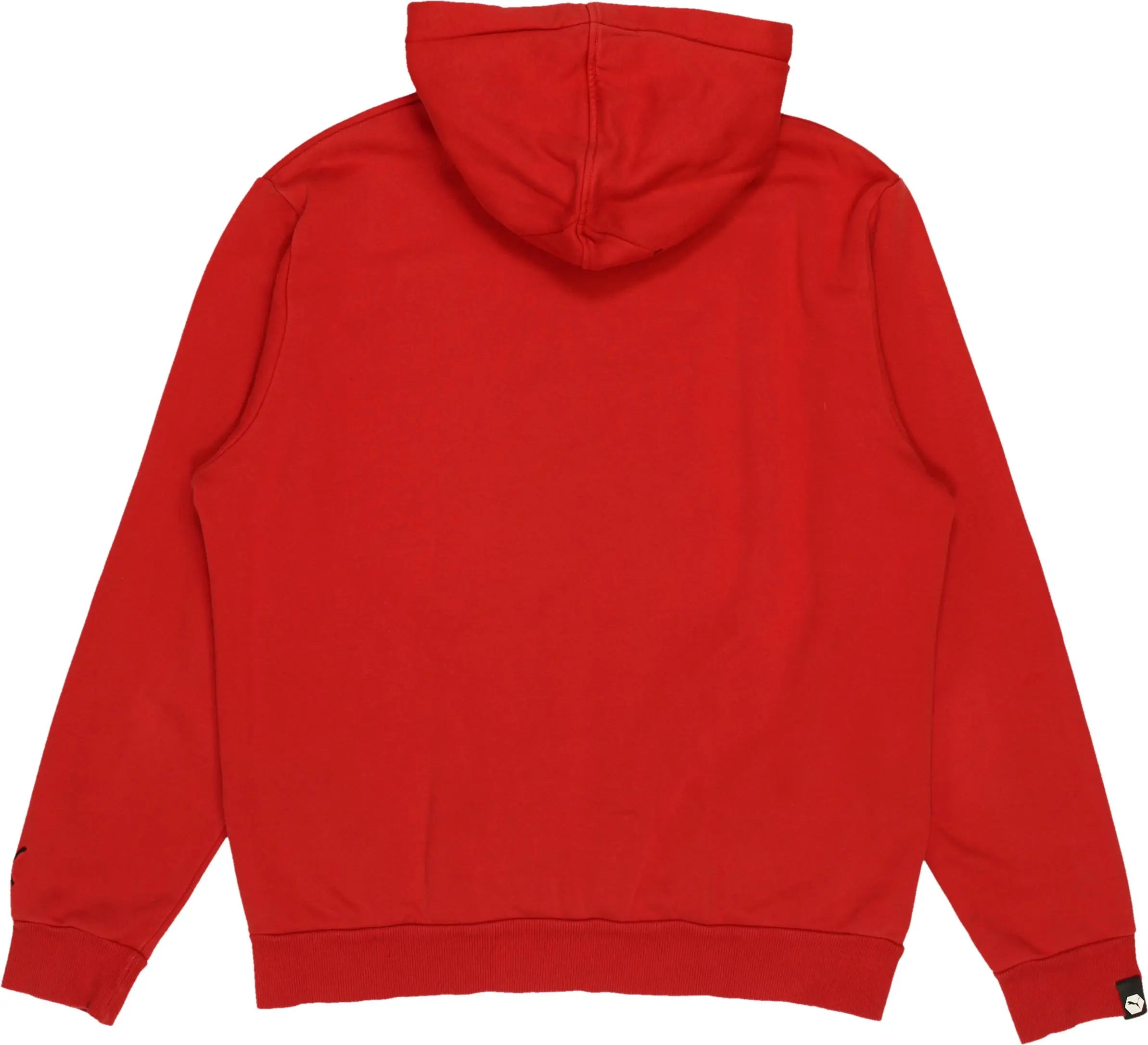 Puma - Red Hoodie by Puma- ThriftTale.com - Vintage and second handclothing