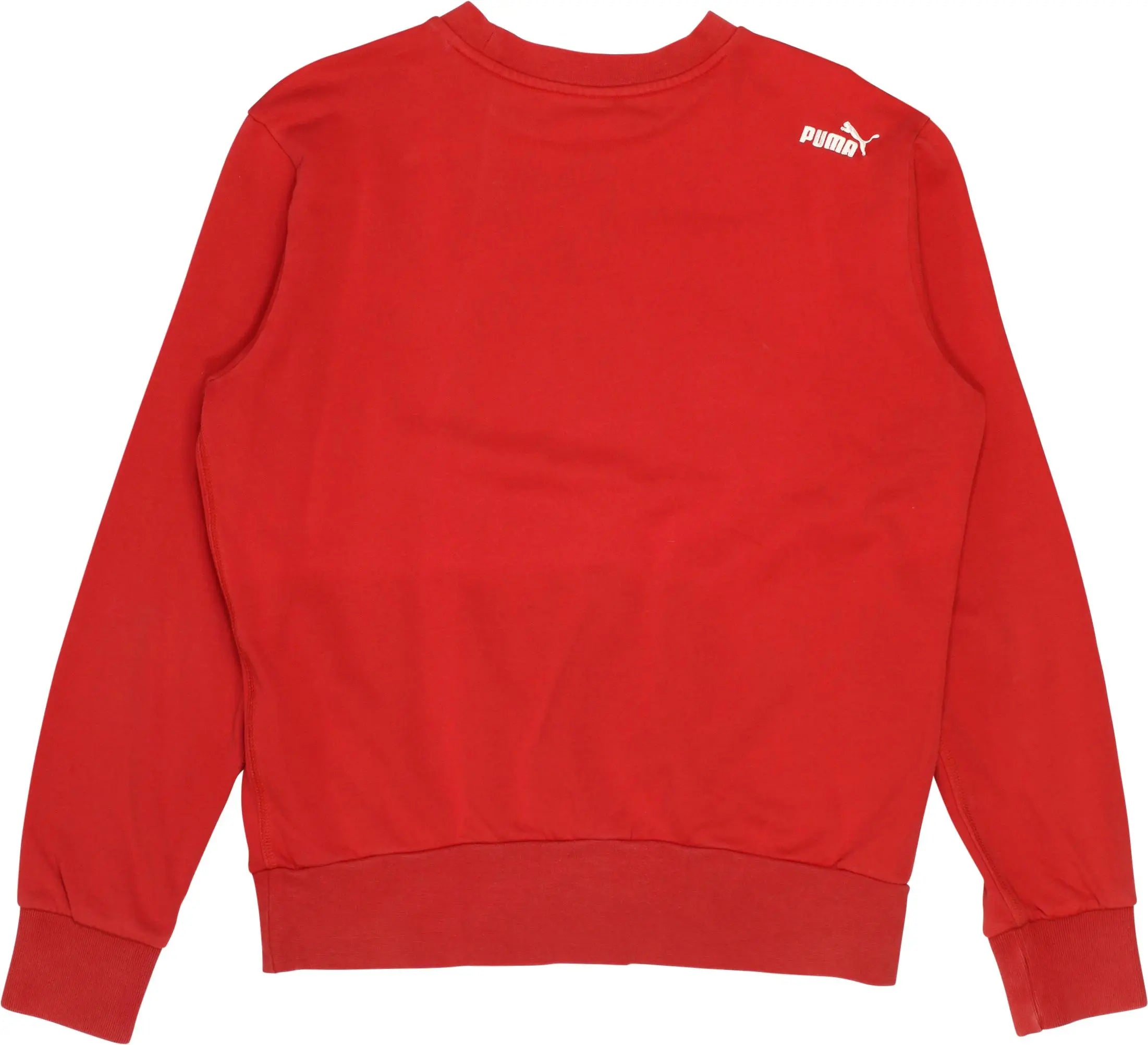 Puma - Red Sweatshirt by Puma- ThriftTale.com - Vintage and second handclothing