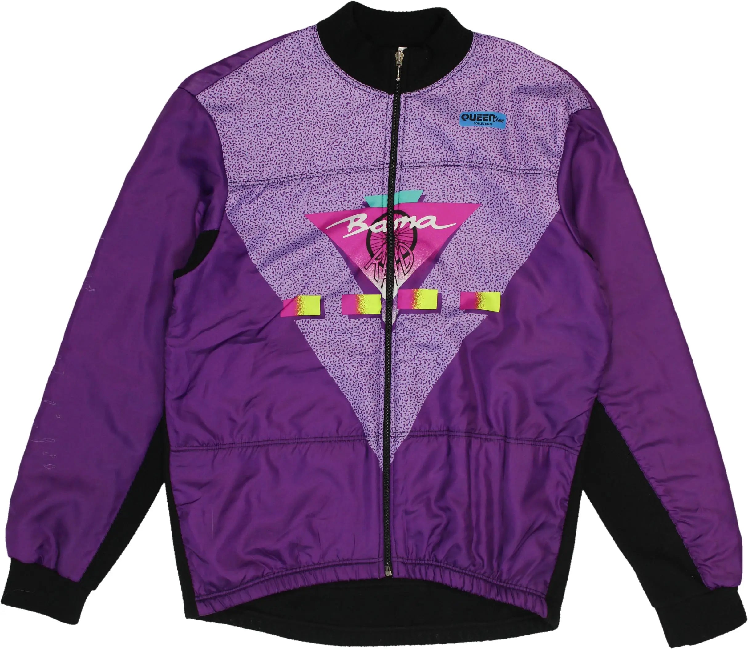 Queen Line - Fleece Bomber- ThriftTale.com - Vintage and second handclothing