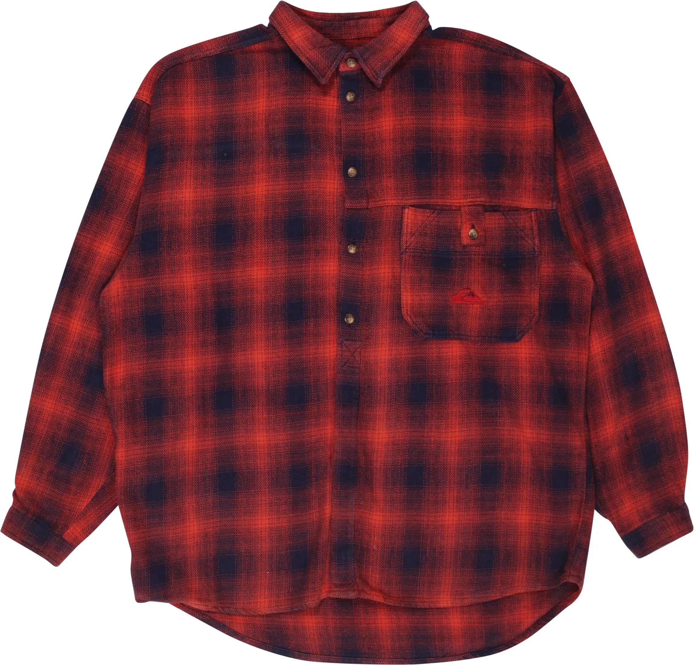 Quicksilver - Flannel Checked Long Sleeve Shirt by Quicksilver- ThriftTale.com - Vintage and second handclothing