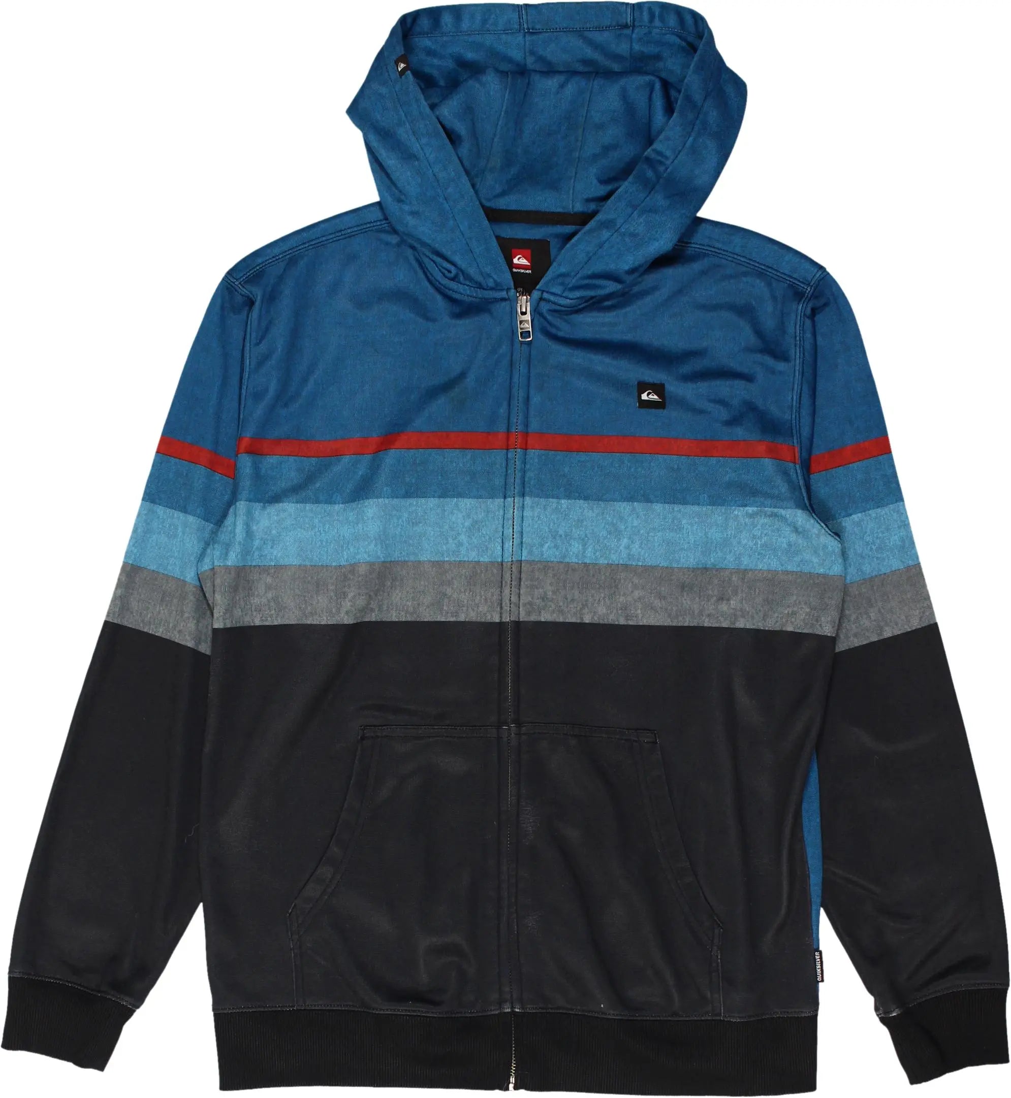 Quiksilver - Quicksilver Zip-up Hoodie- ThriftTale.com - Vintage and second handclothing
