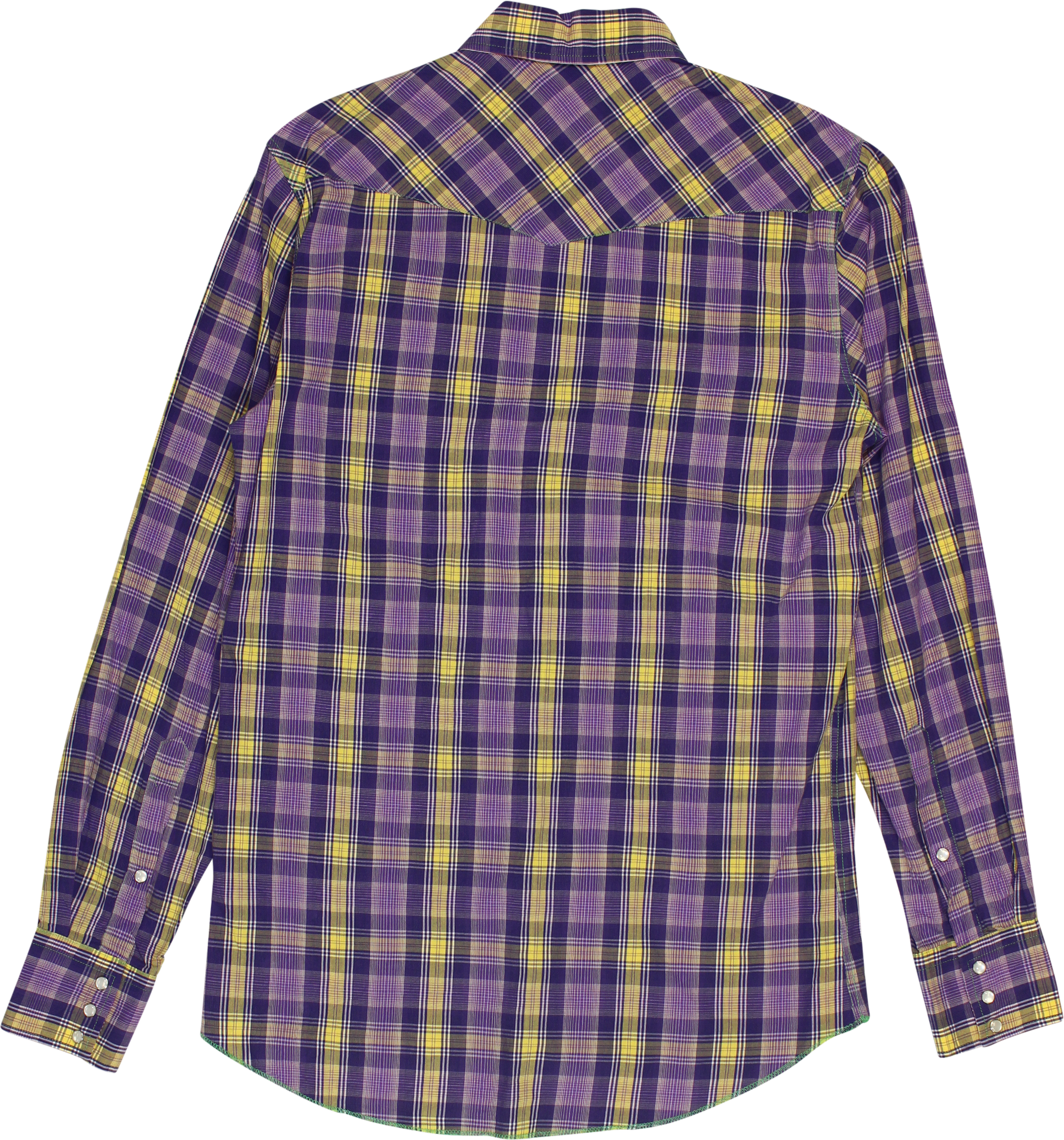 Unknown - Checkered Shirt- ThriftTale.com - Vintage and second handclothing