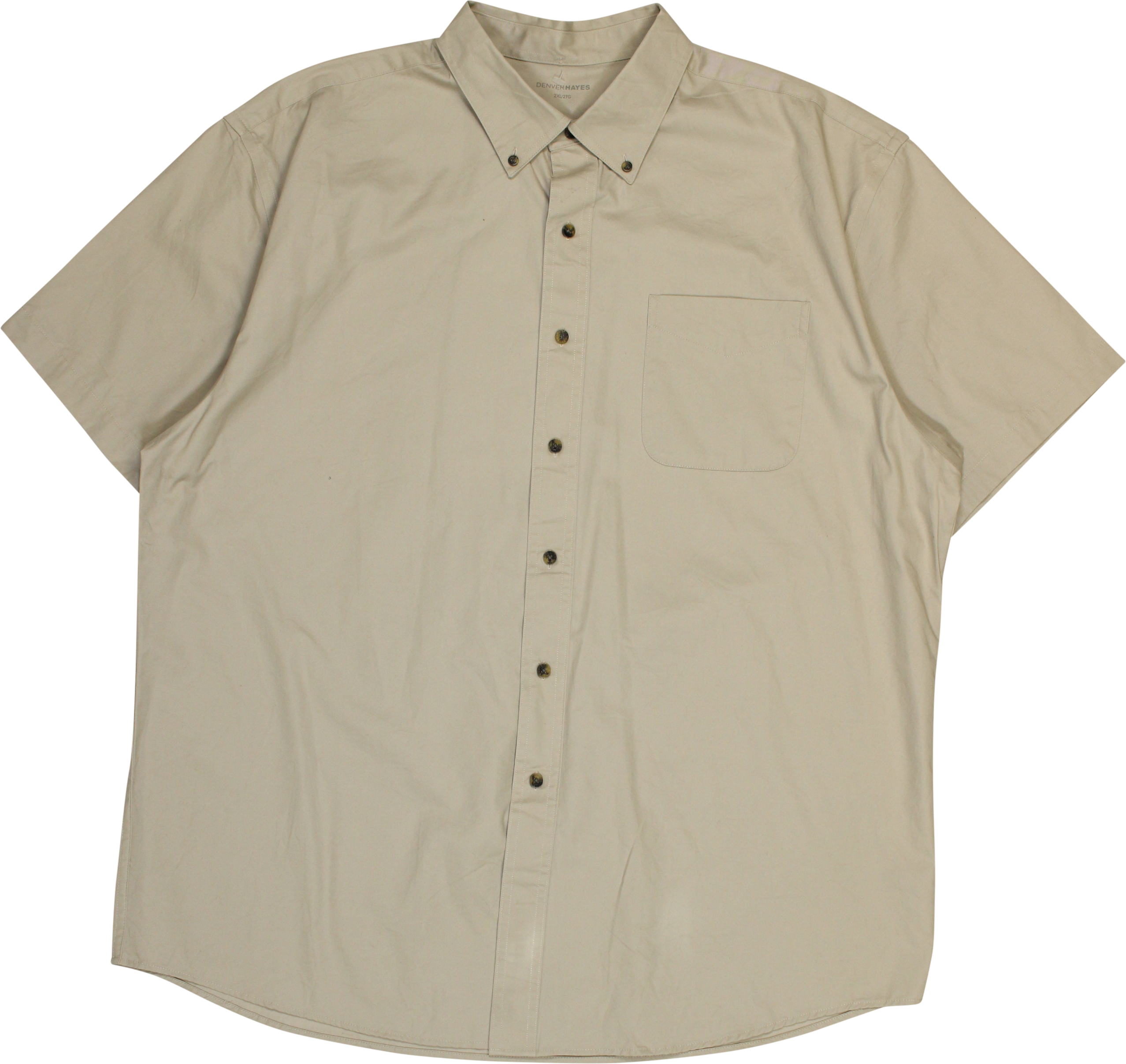Denver Hayes - Short Sleeve Shirt- ThriftTale.com - Vintage and second handclothing