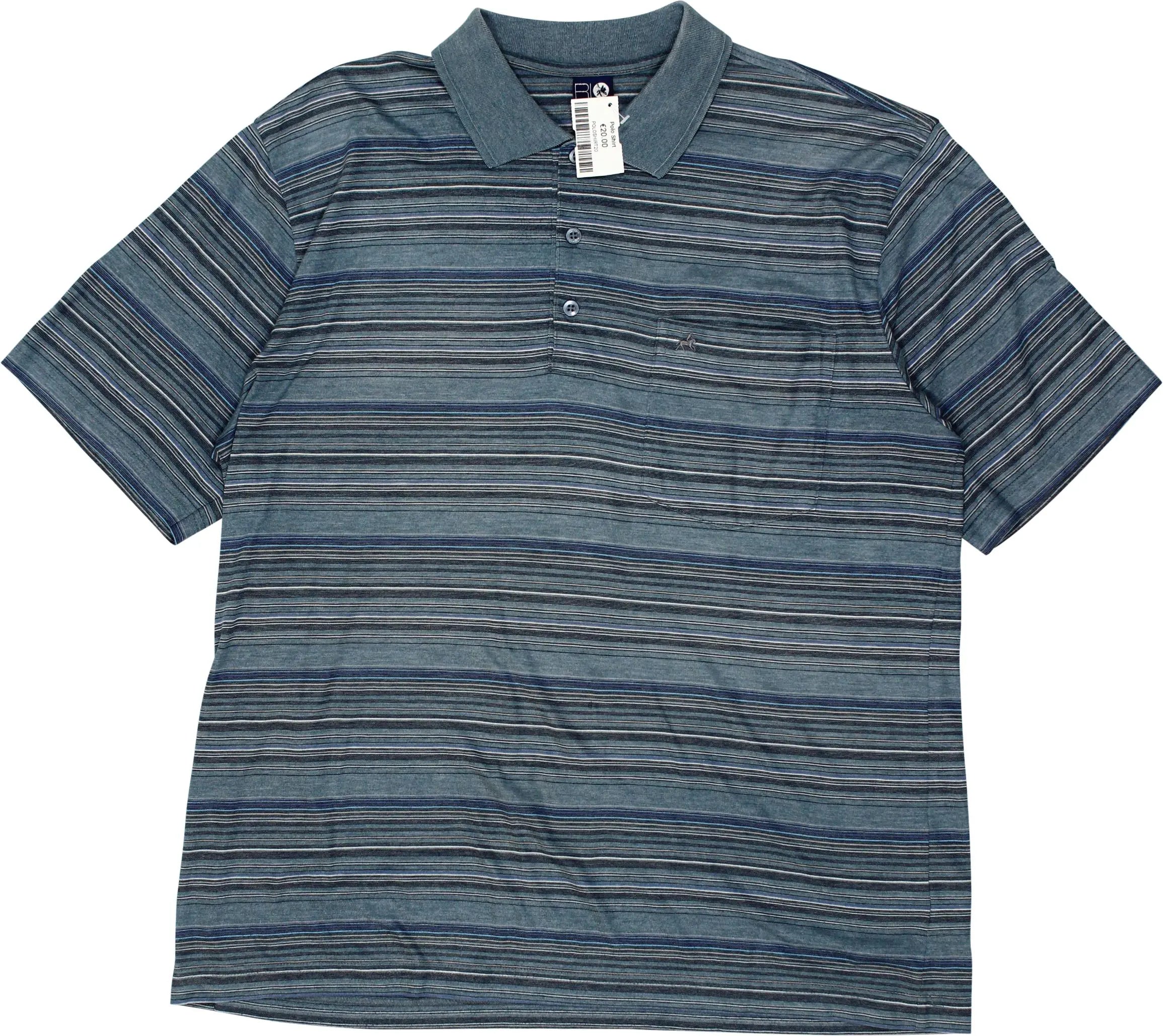 RIO - Striped Polo- ThriftTale.com - Vintage and second handclothing