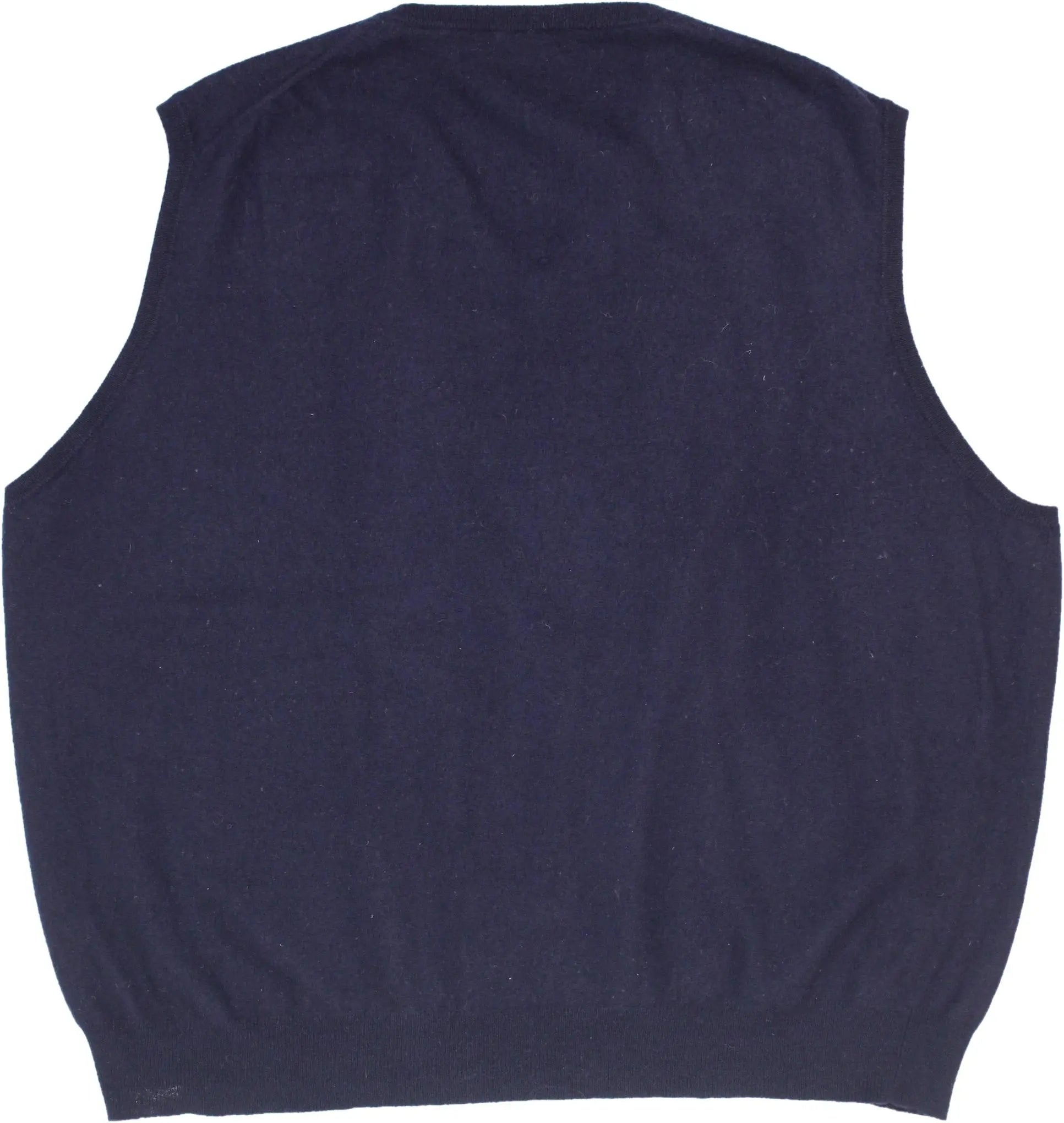 Ralph Lauren - Blue Knitted Vest by Ralph Lauren- ThriftTale.com - Vintage and second handclothing