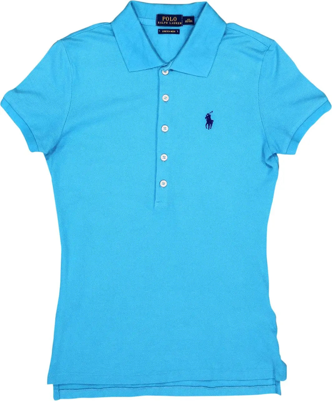 Ralph Lauren - Blue Polo Shirt by Ralph Lauren- ThriftTale.com - Vintage and second handclothing