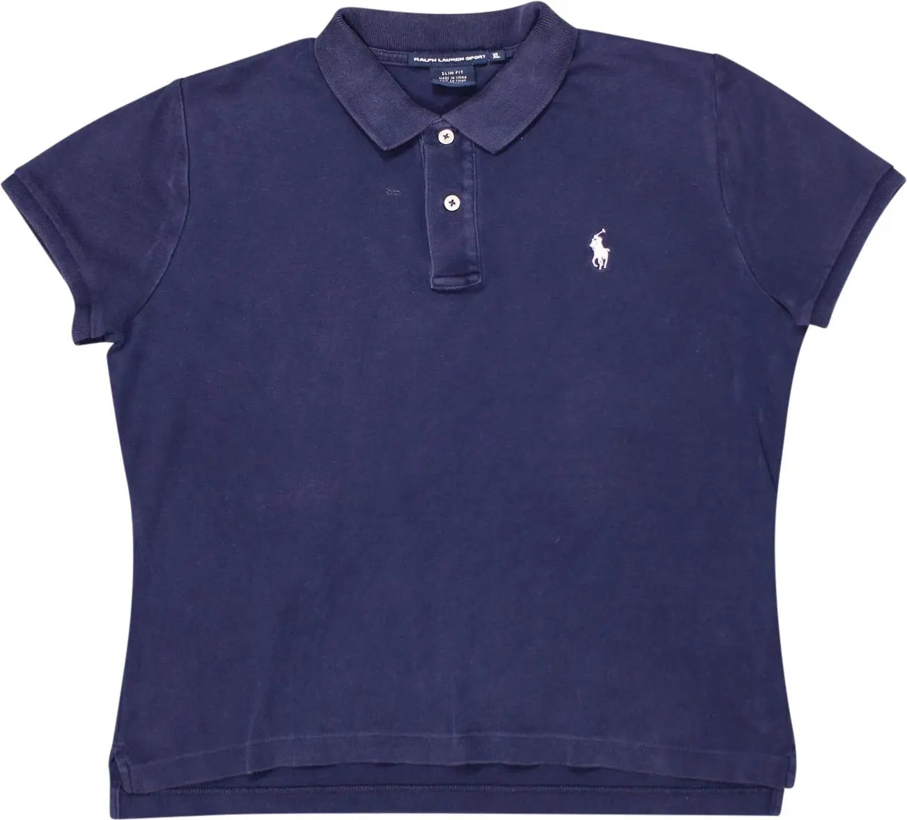 Ralph Lauren - Blue Polo Shirt by Ralph Lauren Sport- ThriftTale.com - Vintage and second handclothing