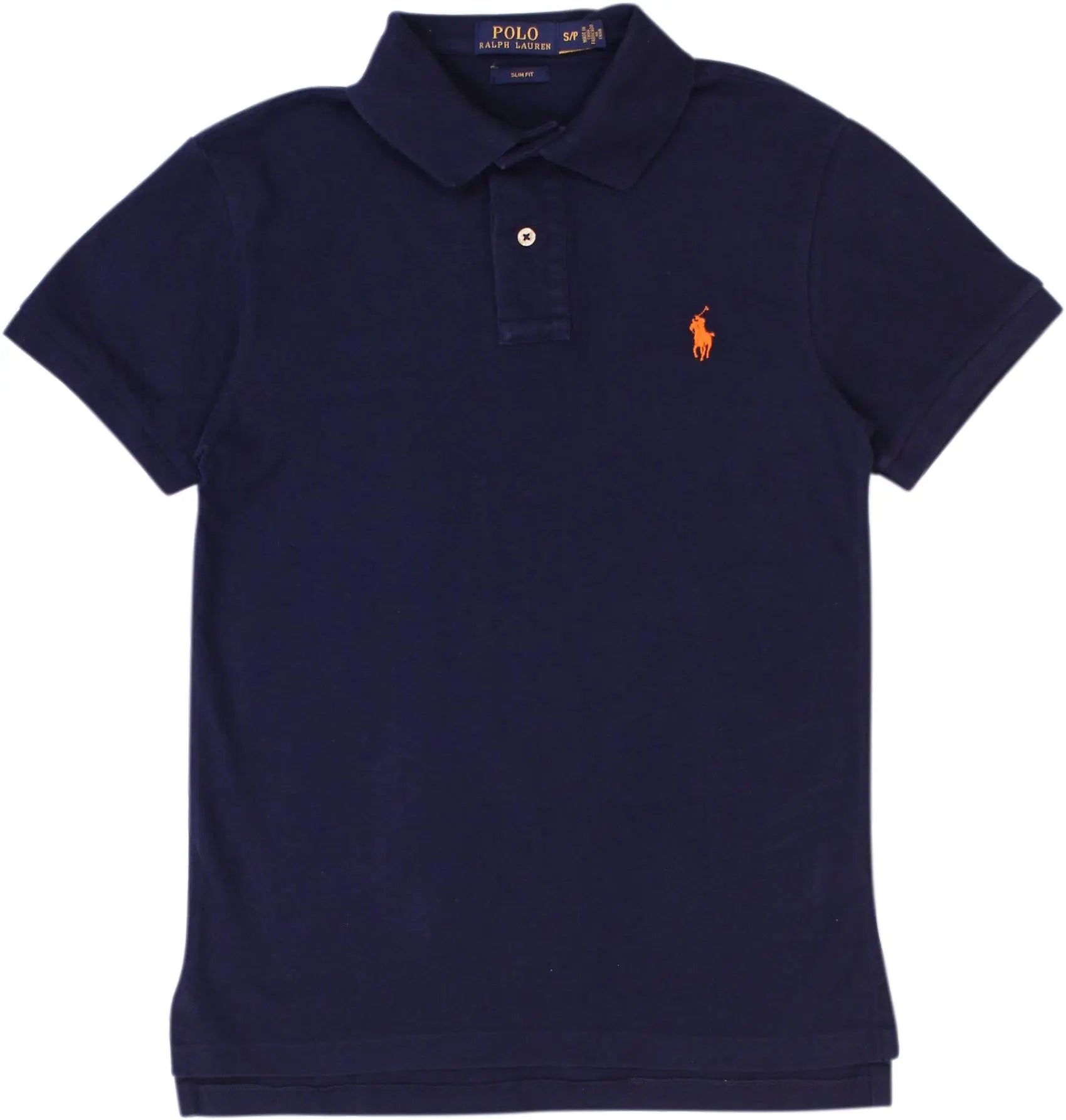 Ralph Lauren - Blue Short Sleeve Polo by Ralph Lauren- ThriftTale.com - Vintage and second handclothing