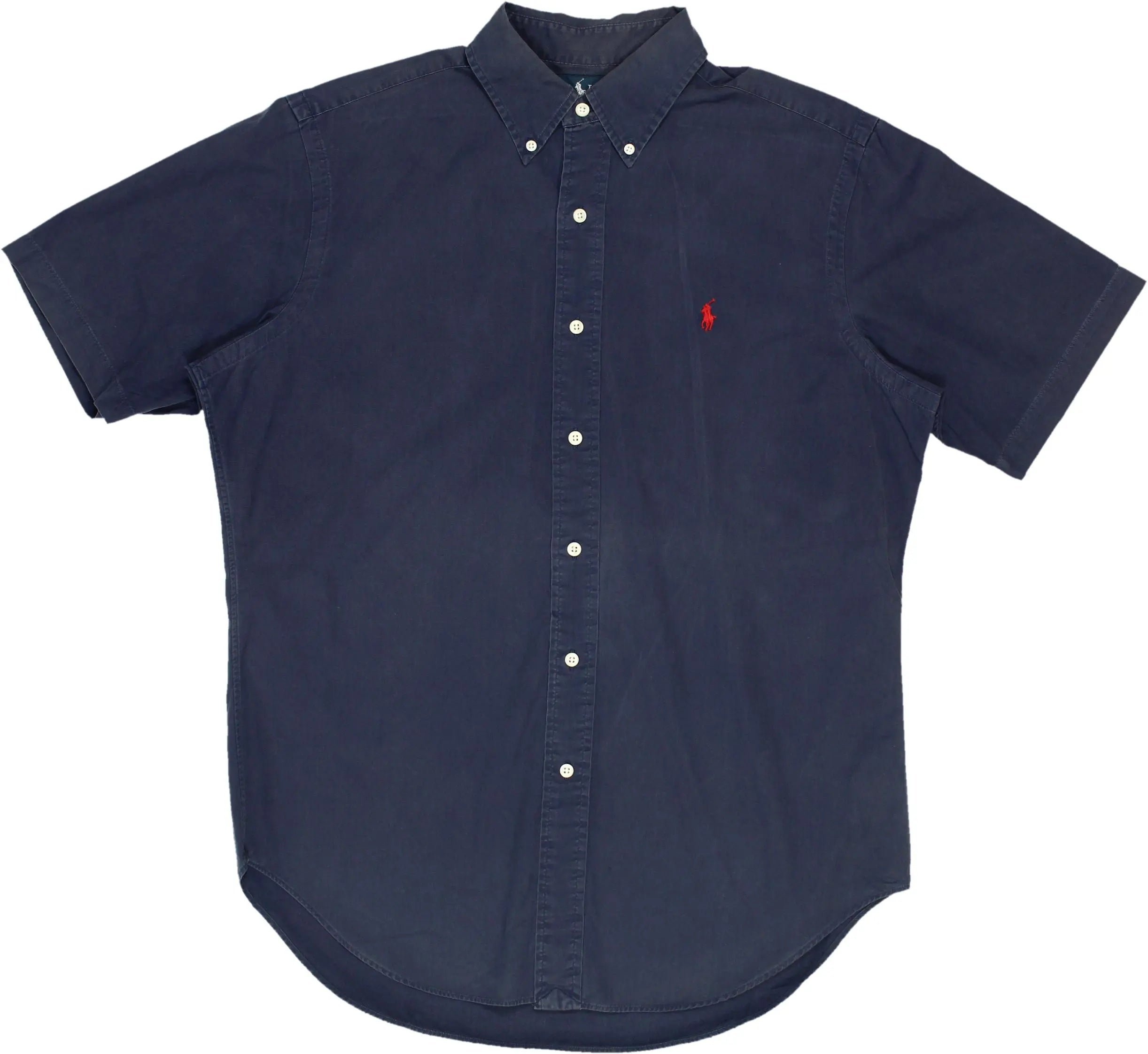 Ralph Lauren - Blue Short Sleeve Shirt by Ralph Lauren- ThriftTale.com - Vintage and second handclothing