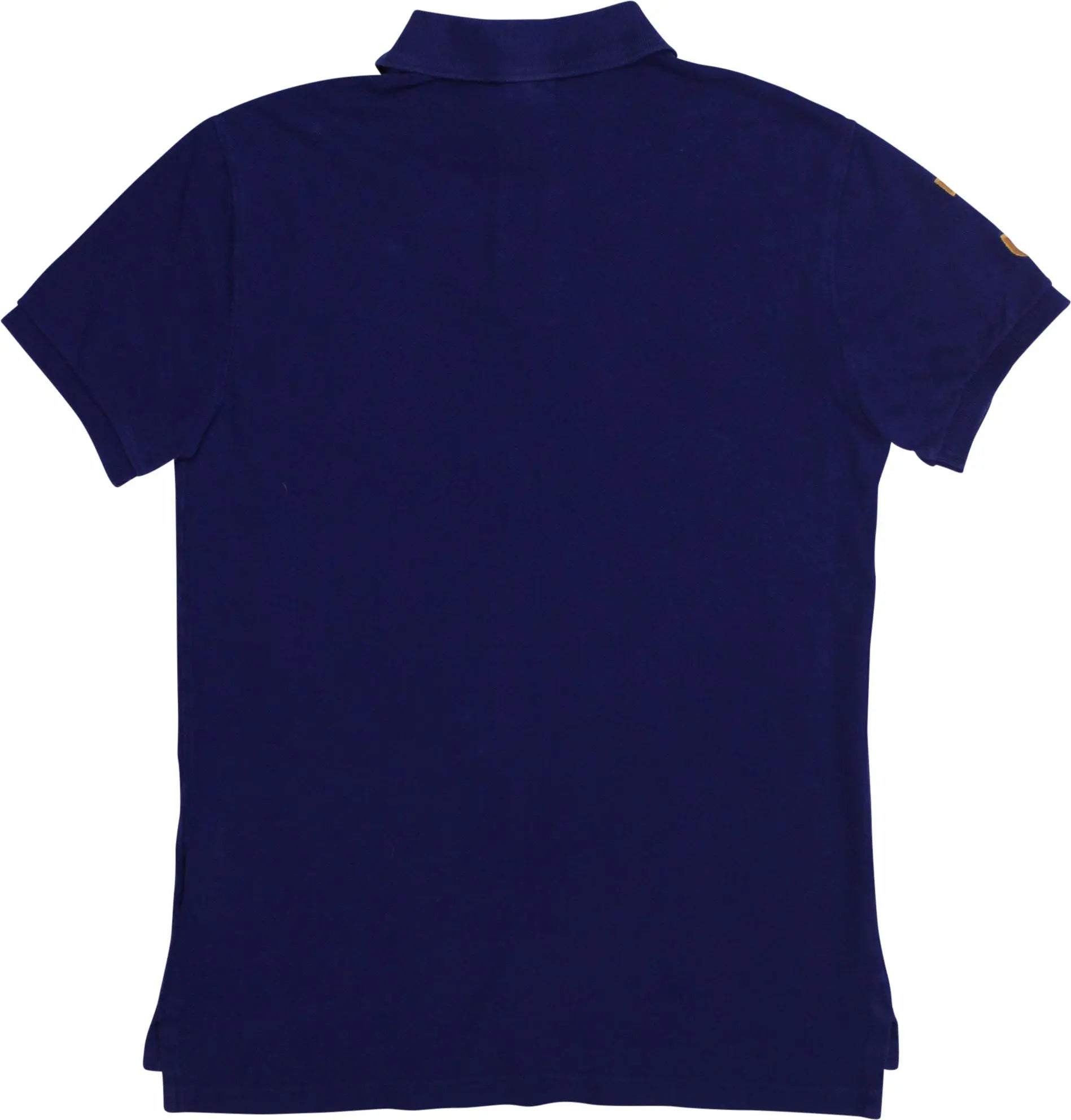 Ralph Lauren - Blue Slim Fit Polo Shirt by Ralph Lauren- ThriftTale.com - Vintage and second handclothing