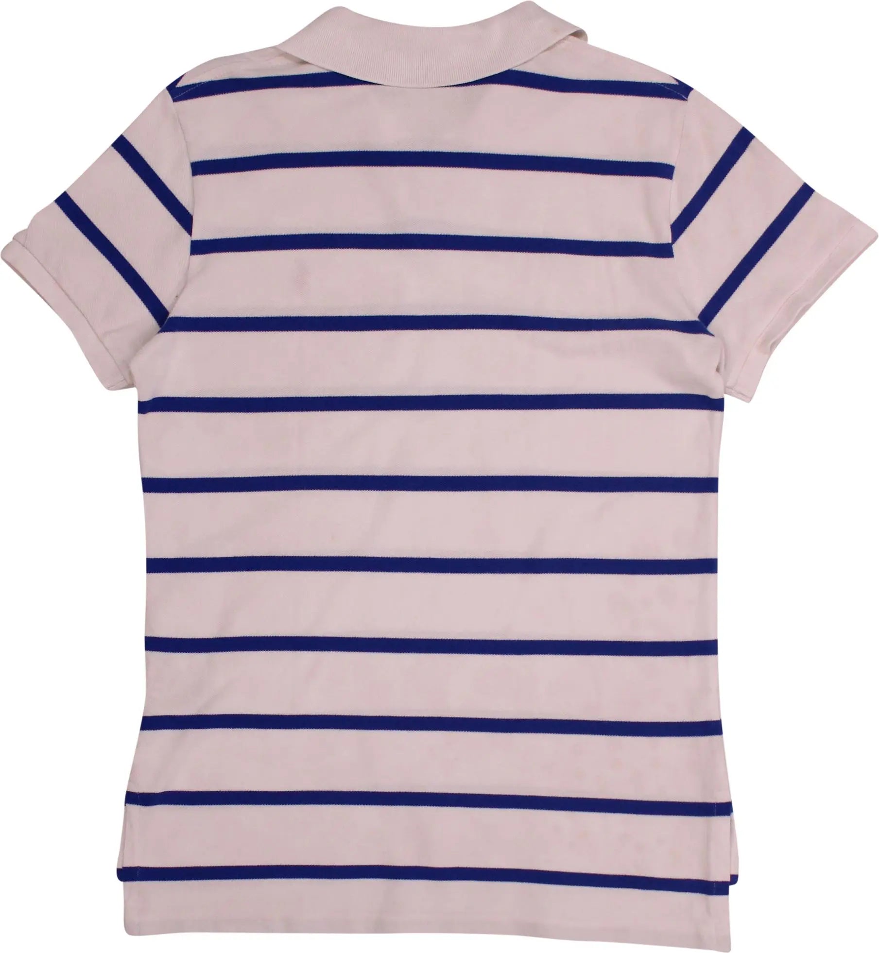 Ralph Lauren - Blue Striped Polo Shirt by Ralph Lauren- ThriftTale.com - Vintage and second handclothing