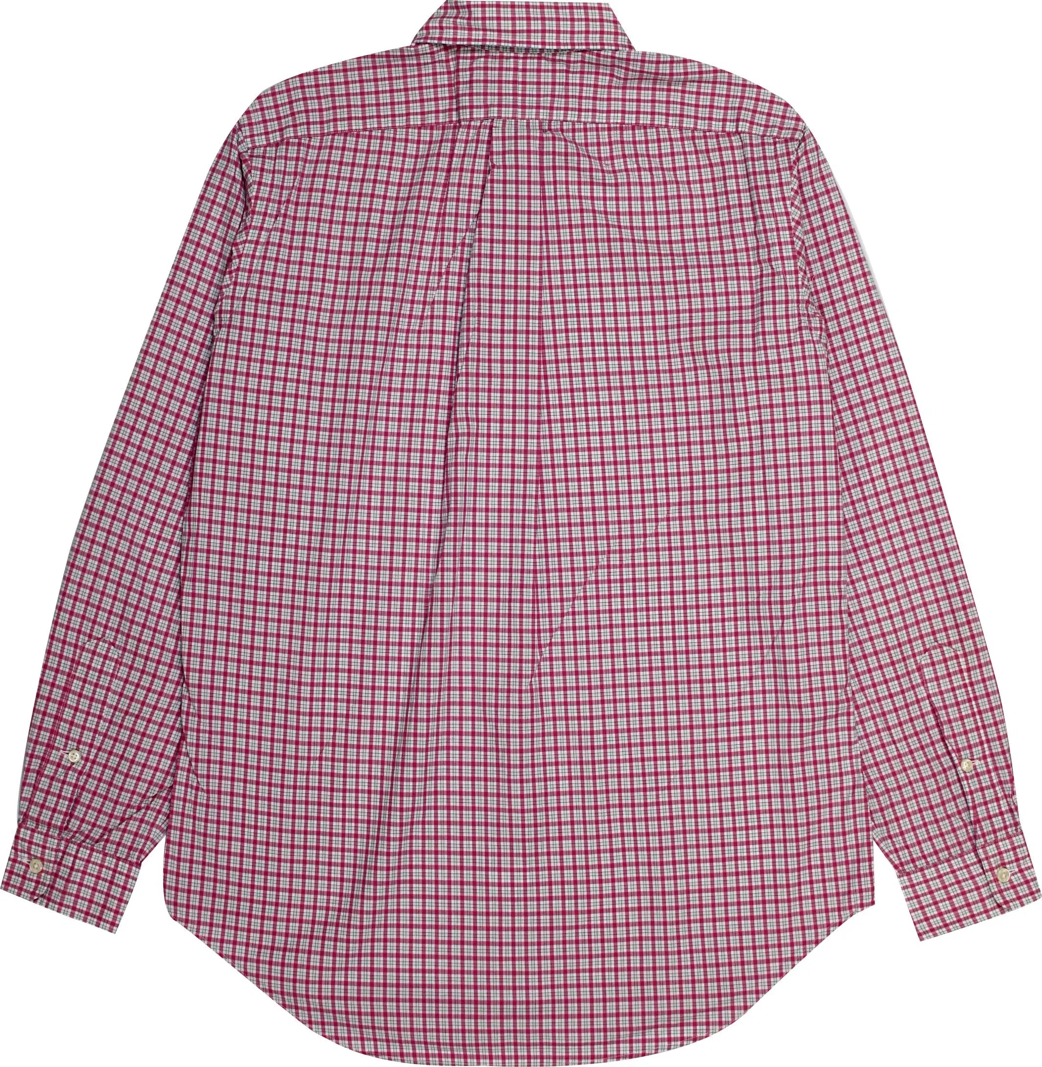 Ralph Lauren - Checked Pink Shirt by Ralph Lauren- ThriftTale.com - Vintage and second handclothing