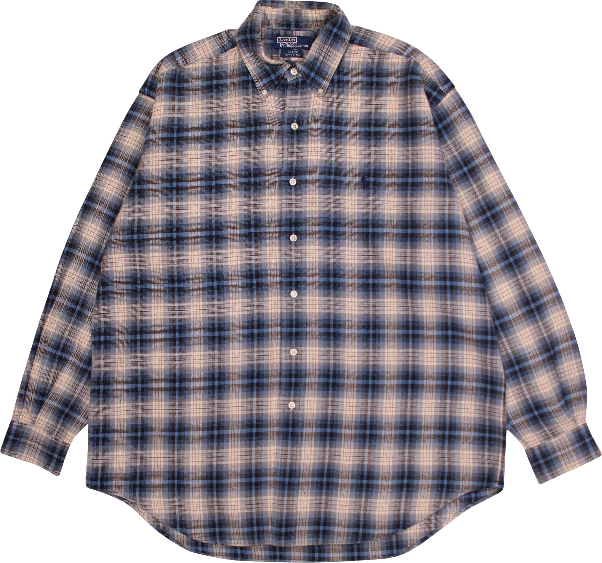 Ralph Lauren - Flannel Checked Shirt- ThriftTale.com - Vintage and second handclothing