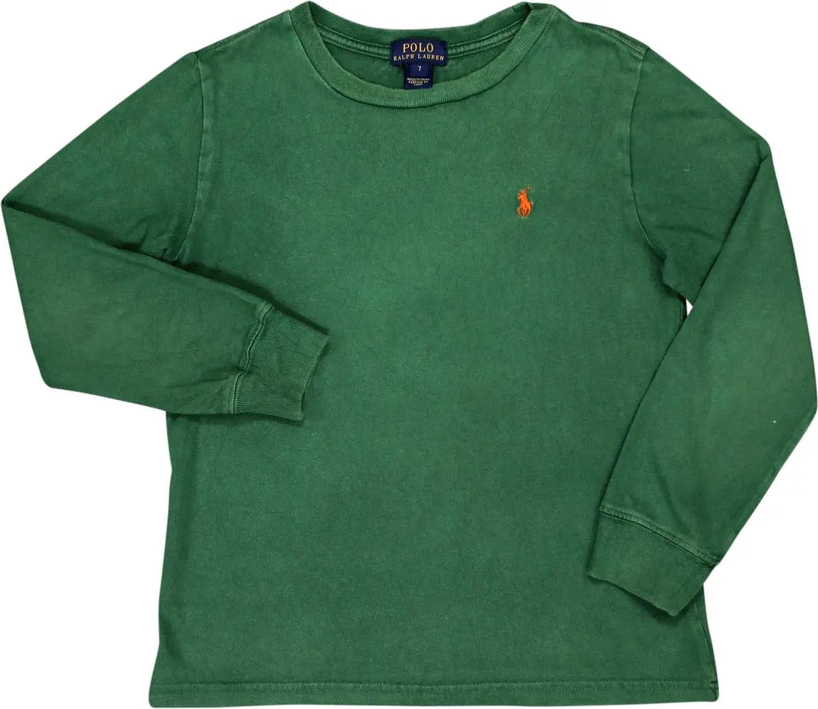 Ralph Lauren - Green Long Sleeve Shirt by Ralph Lauren- ThriftTale.com - Vintage and second handclothing