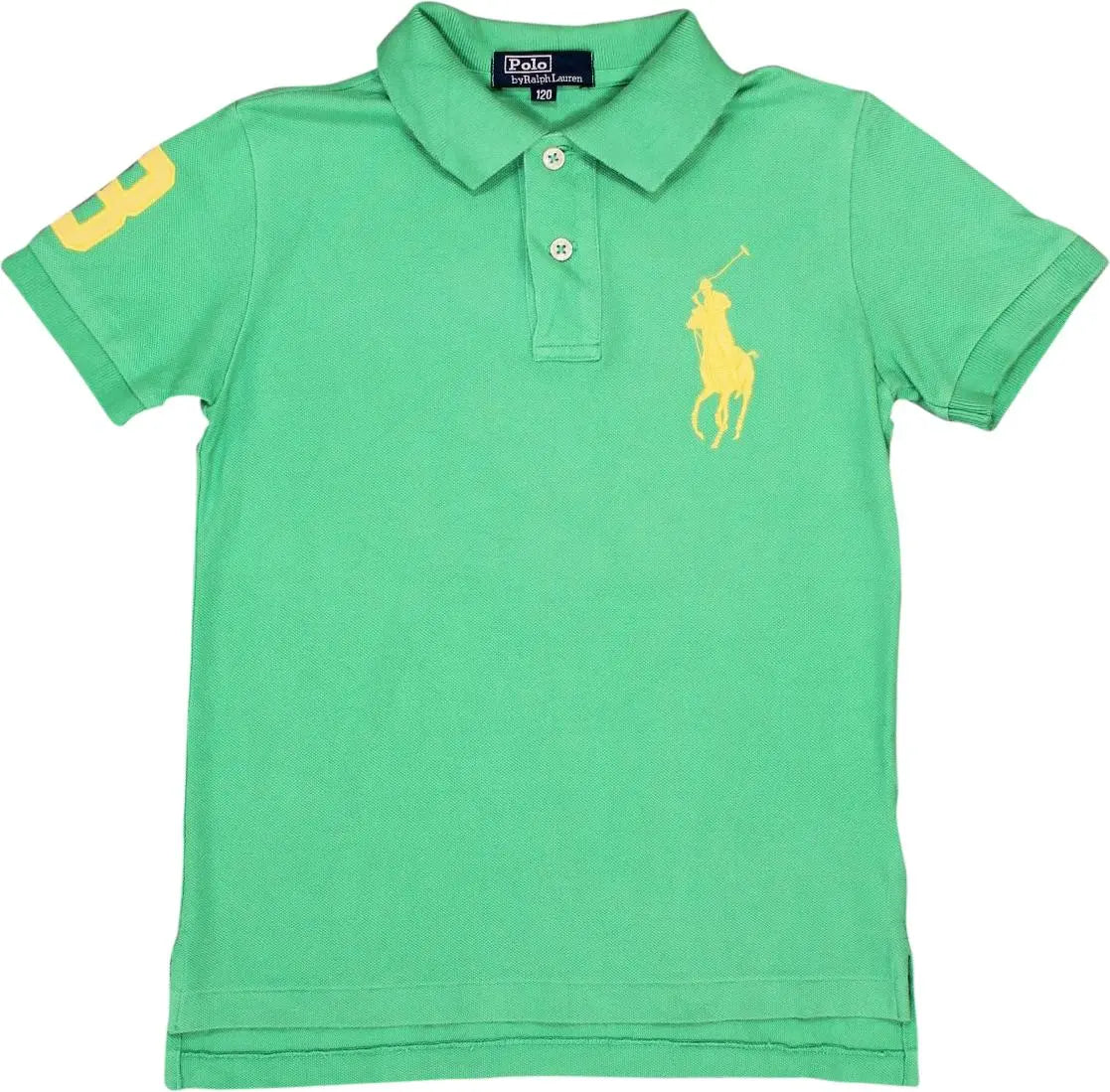Ralph Lauren - Green Polo Shirt by Ralph Lauren- ThriftTale.com - Vintage and second handclothing