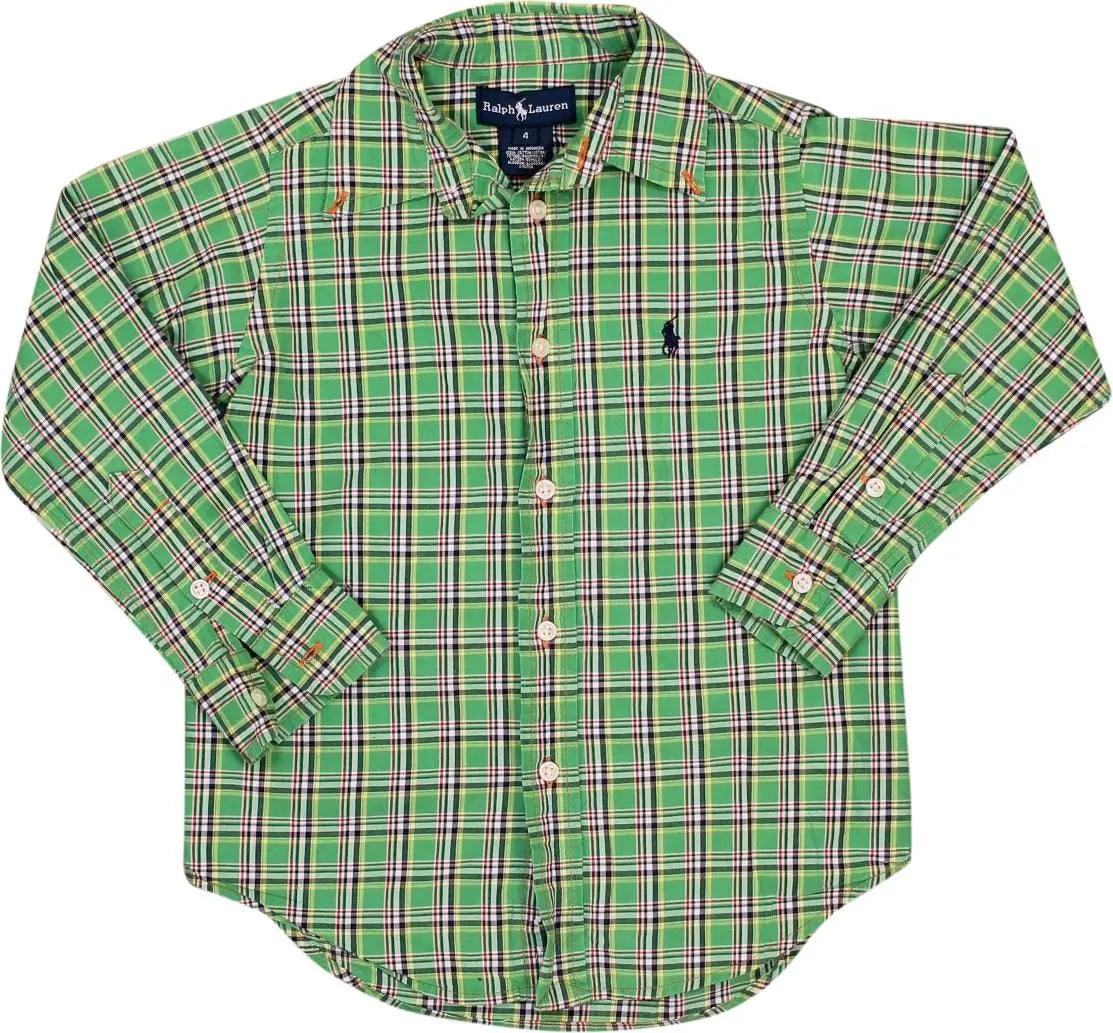 Ralph Lauren - Green Shirt by Ralph Lauren- ThriftTale.com - Vintage and second handclothing