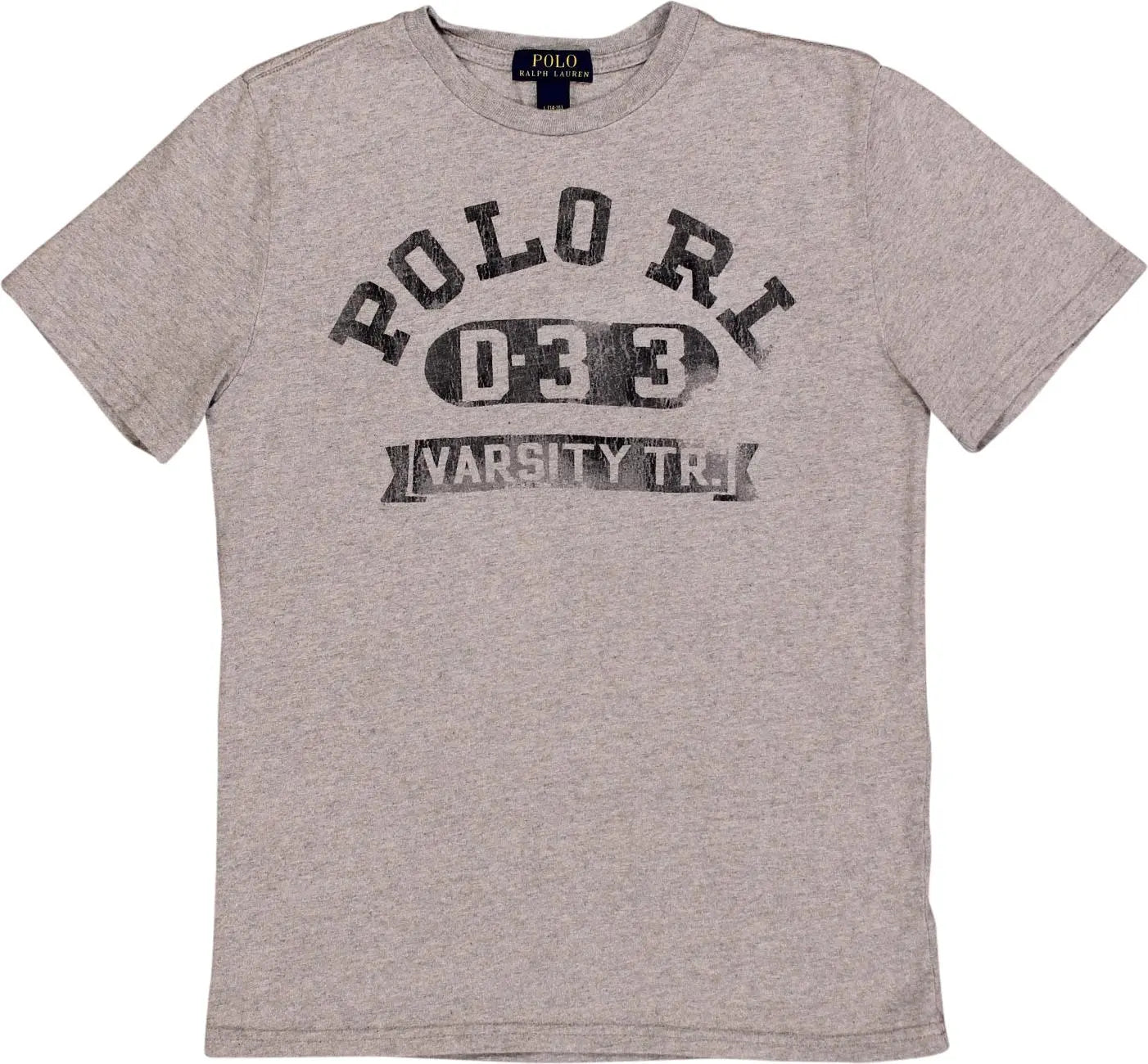 Ralph Lauren - Grey T-shirt by Ralph Lauren- ThriftTale.com - Vintage and second handclothing