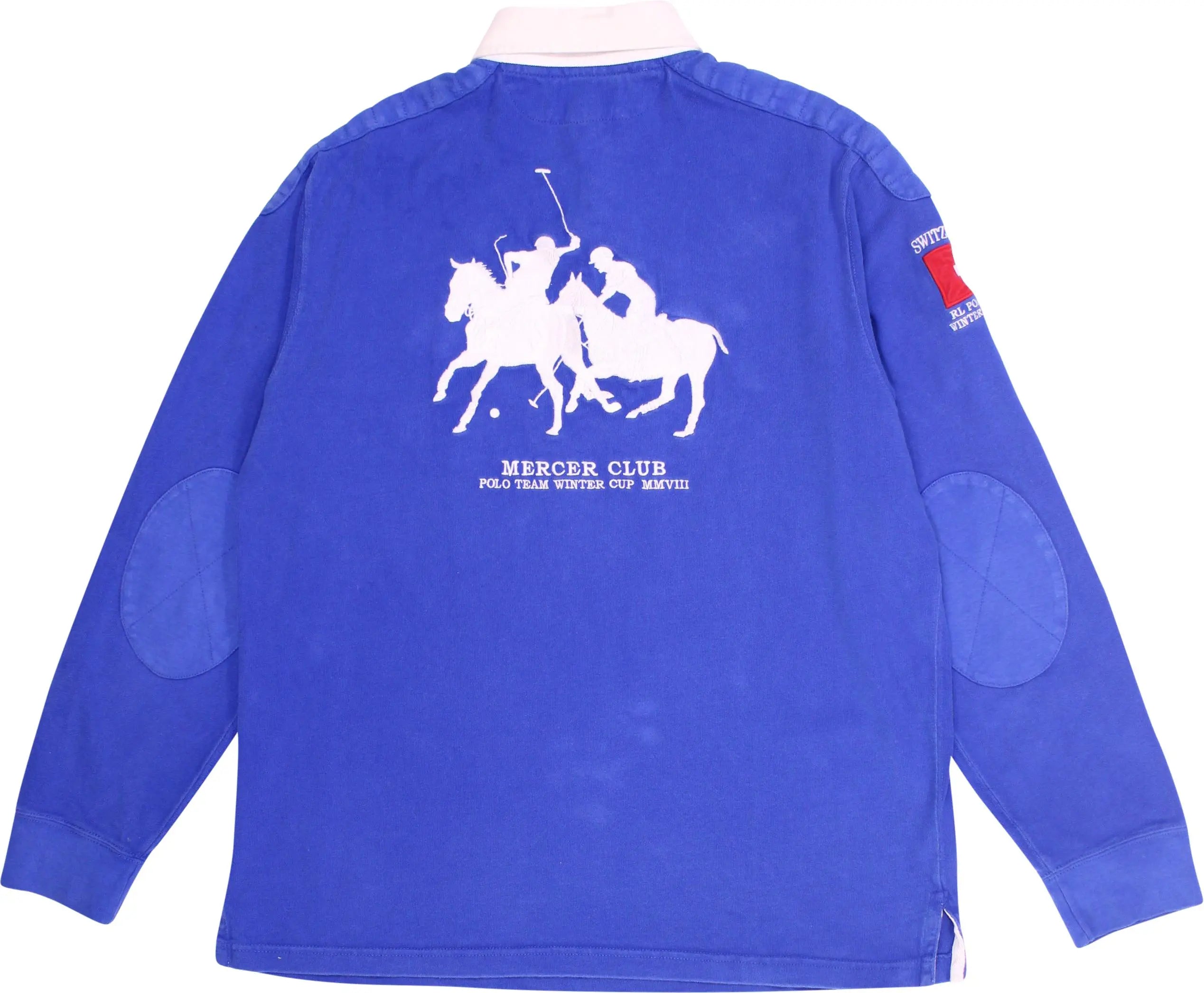 Ralph Lauren - Long Sleeve Polo Club Shirt by Ralph Lauren- ThriftTale.com - Vintage and second handclothing