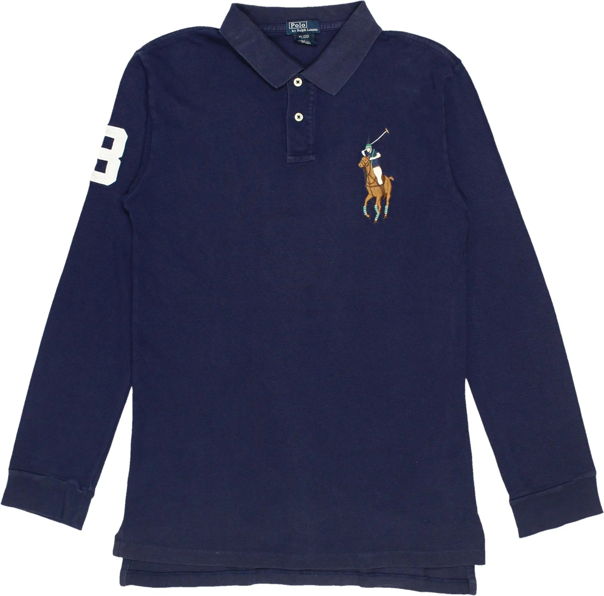 Ralph Lauren - Long Sleeve Polo by Ralph Lauren- ThriftTale.com - Vintage and second handclothing