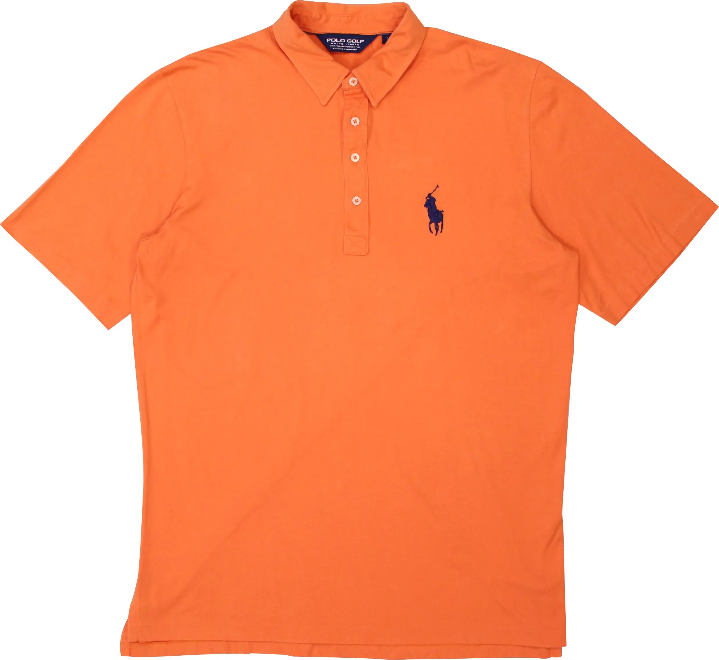 Ralph Lauren - Orange Polo Shirt by Ralph Lauren- ThriftTale.com - Vintage and second handclothing