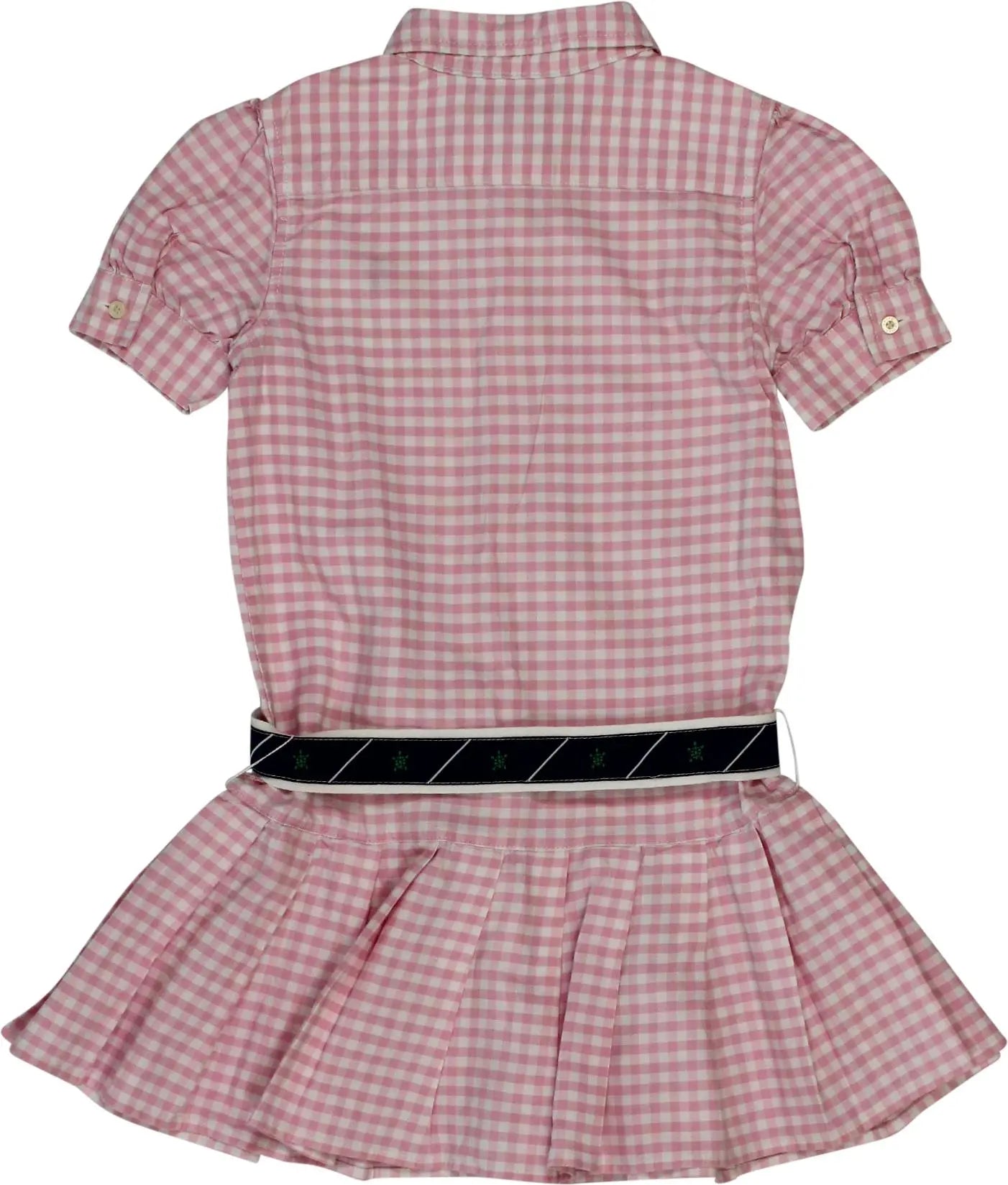 Ralph Lauren - Pink Checked Dress by Ralph Lauren- ThriftTale.com - Vintage and second handclothing