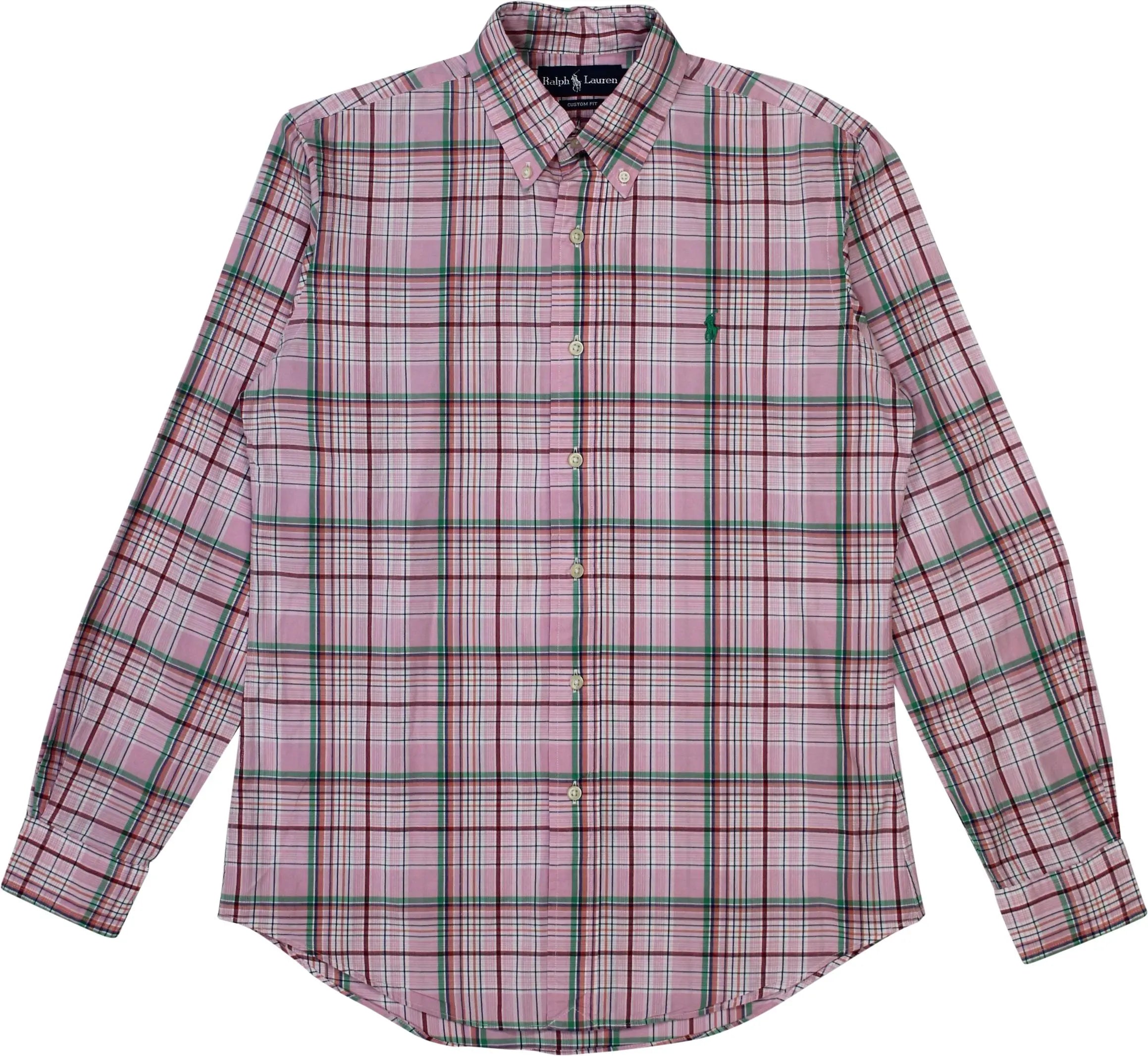 Ralph Lauren - Pink Checked Shirt by Ralph Lauren- ThriftTale.com - Vintage and second handclothing