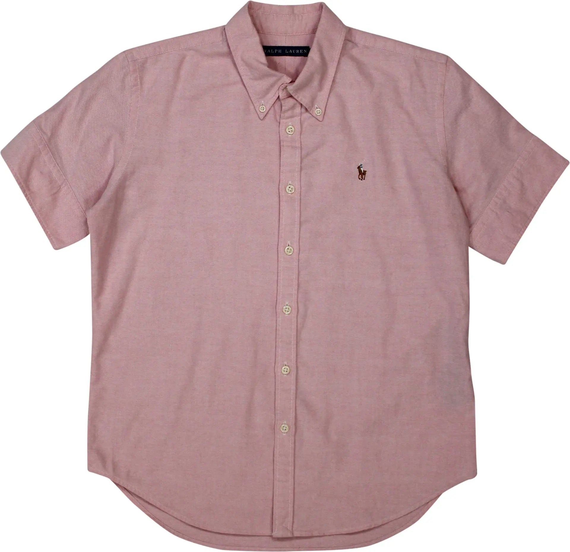 Ralph Lauren - Pink Short Sleeve Shirt by Ralph Lauren- ThriftTale.com - Vintage and second handclothing