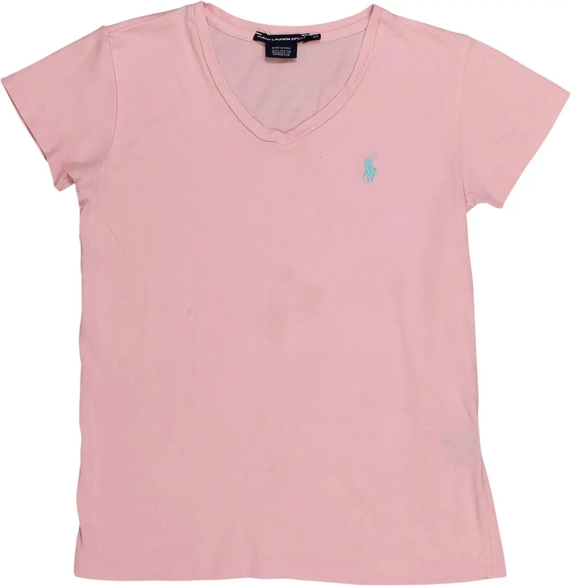 Ralph Lauren - Pink T-shirt by Ralph Lauren Sport- ThriftTale.com - Vintage and second handclothing