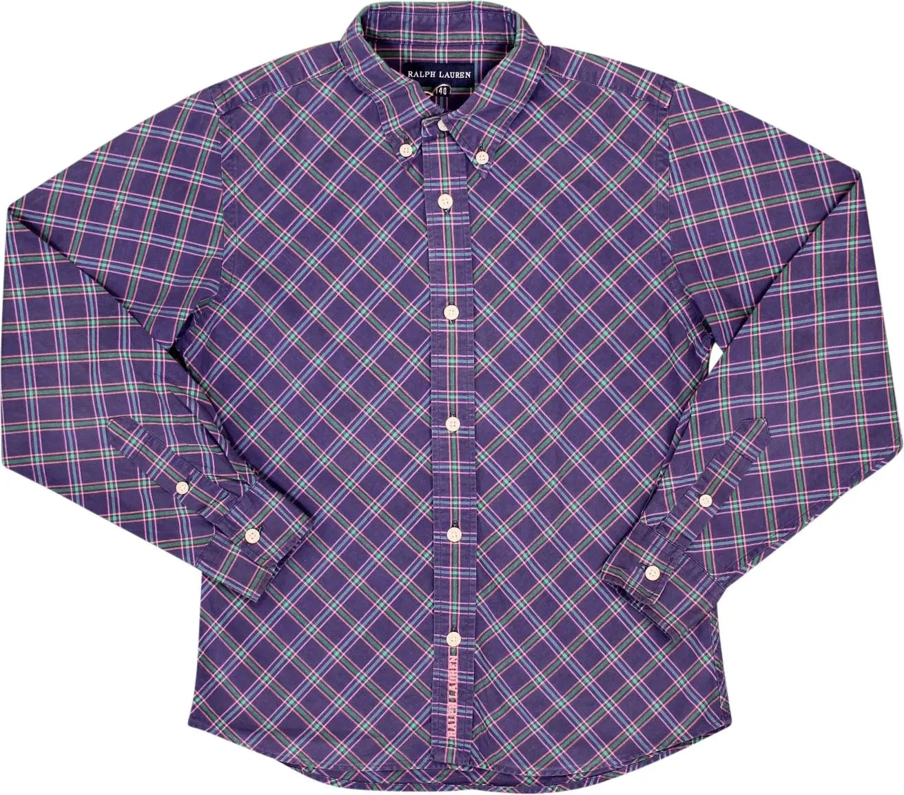 Ralph Lauren - Purple Blouse by Ralph Lauren- ThriftTale.com - Vintage and second handclothing
