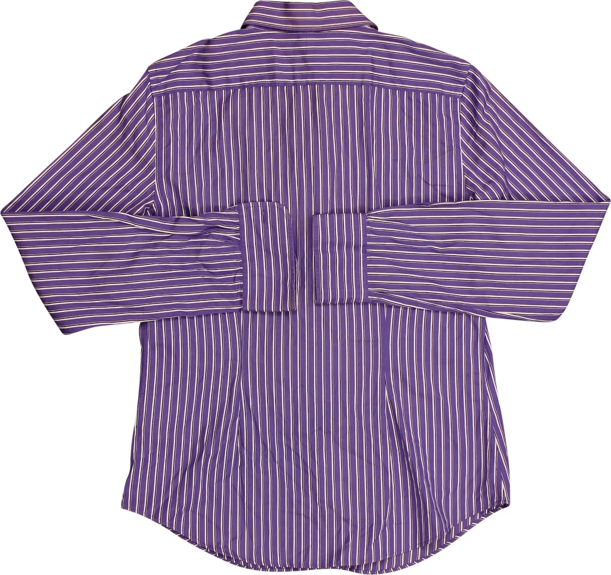 Ralph Lauren - Purple Striped Blouse by Ralph Lauren- ThriftTale.com - Vintage and second handclothing