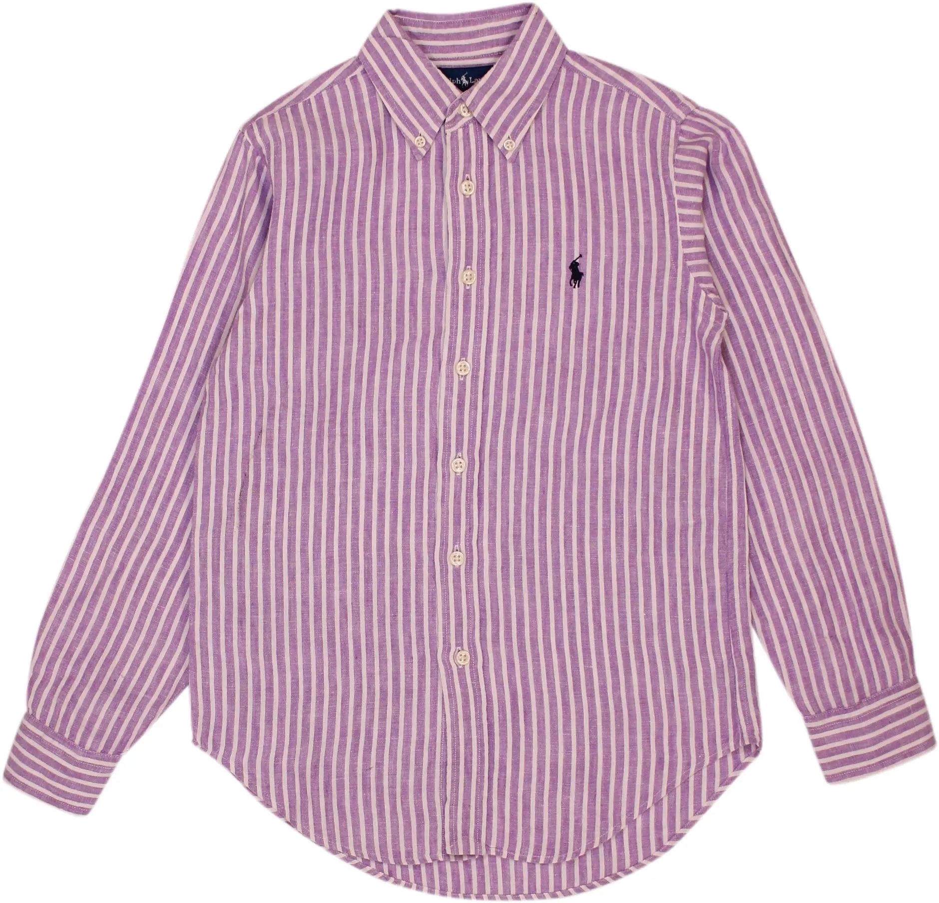 Ralph Lauren - Purple Striped Shirt by Ralph Lauren- ThriftTale.com - Vintage and second handclothing