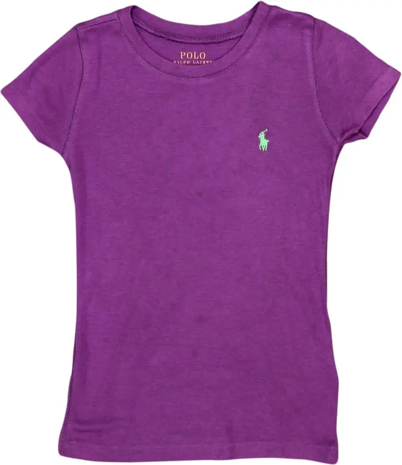 Ralph Lauren - Purple T-Shirt by Ralph Lauren- ThriftTale.com - Vintage and second handclothing
