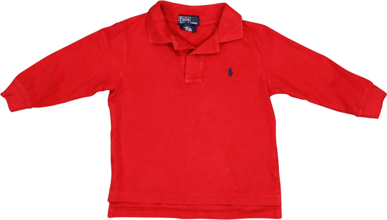 Ralph Lauren - Red Long Sleeve Shirt by Ralph Lauren- ThriftTale.com - Vintage and second handclothing
